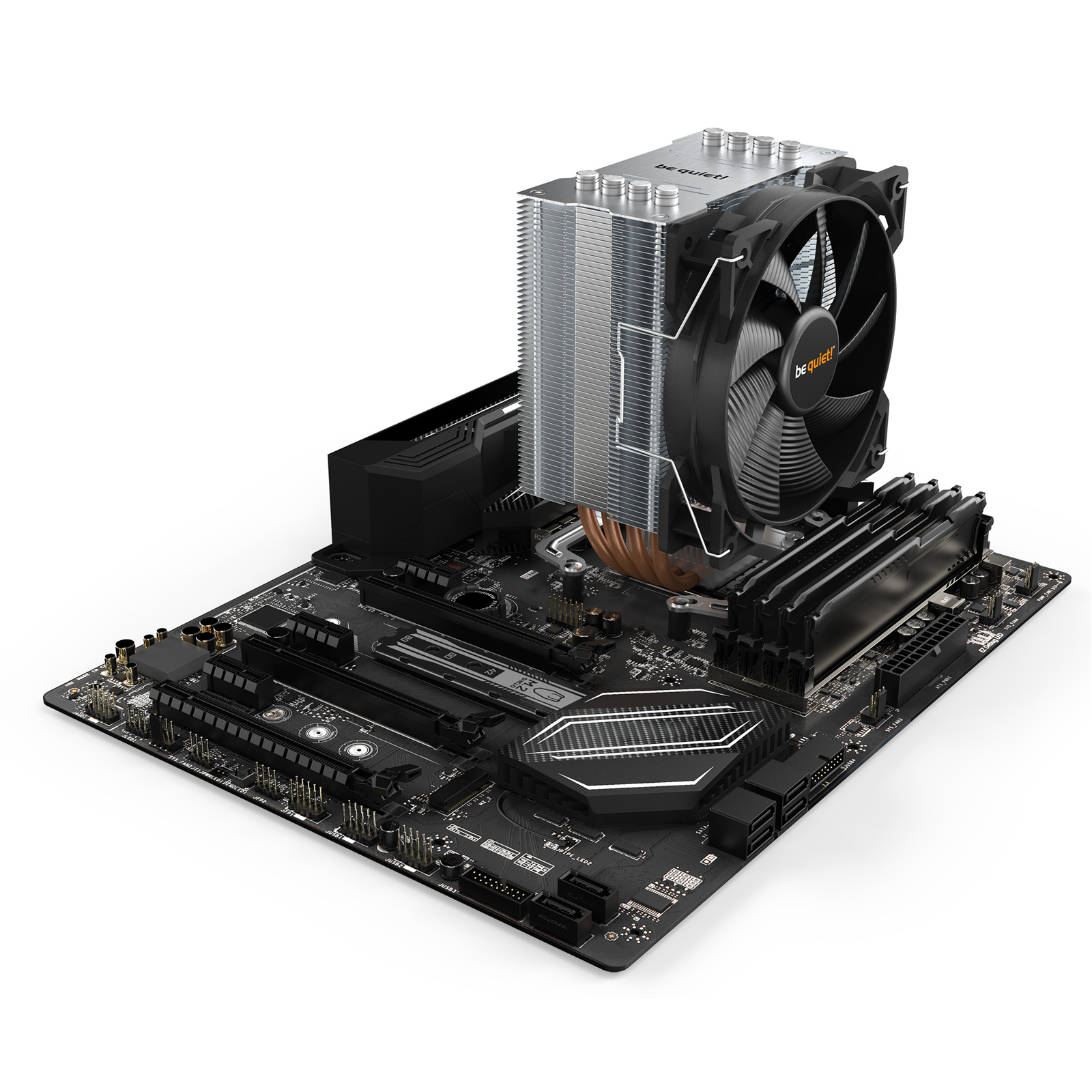 Buy the be quiet Pure Rock 2 CPU Cooler 1x 120mm PWM Fan, 155mm