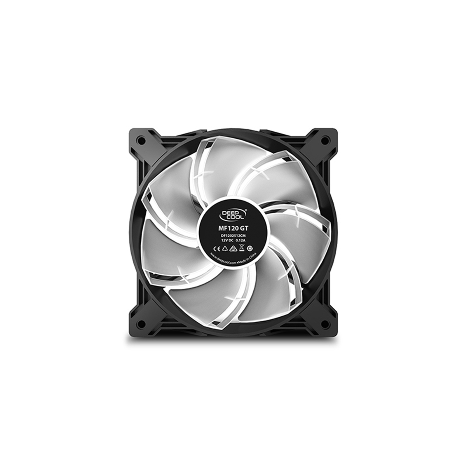 Buy the DEEPCOOL MF120 GT, 3 PACK, 120mm ARGB Case Cooling Fan, with A