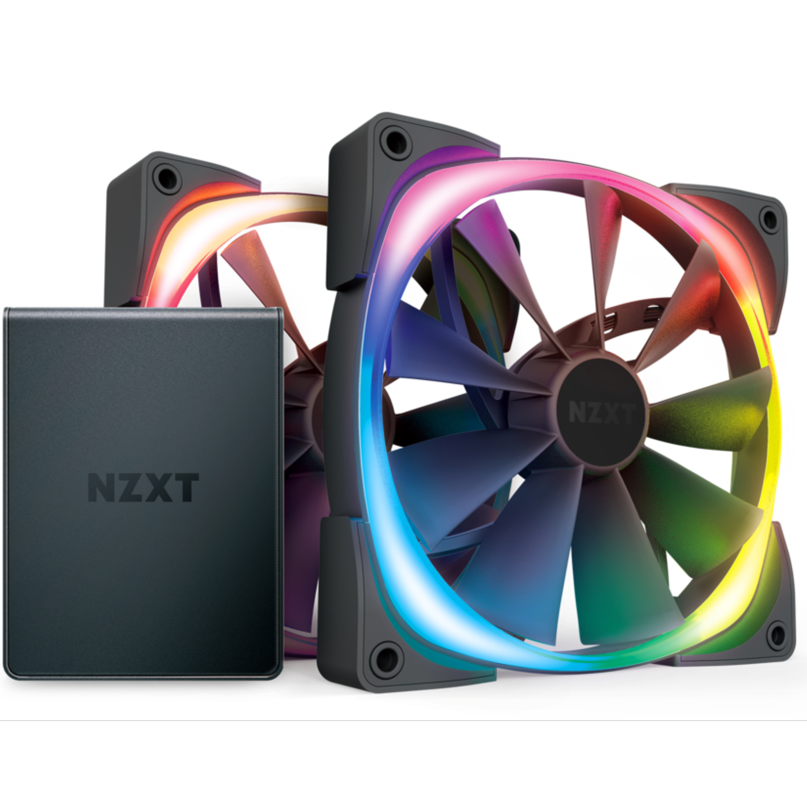 Buy the NZXT Aer RGB 140 Twin Starter Kit HUE Controller with