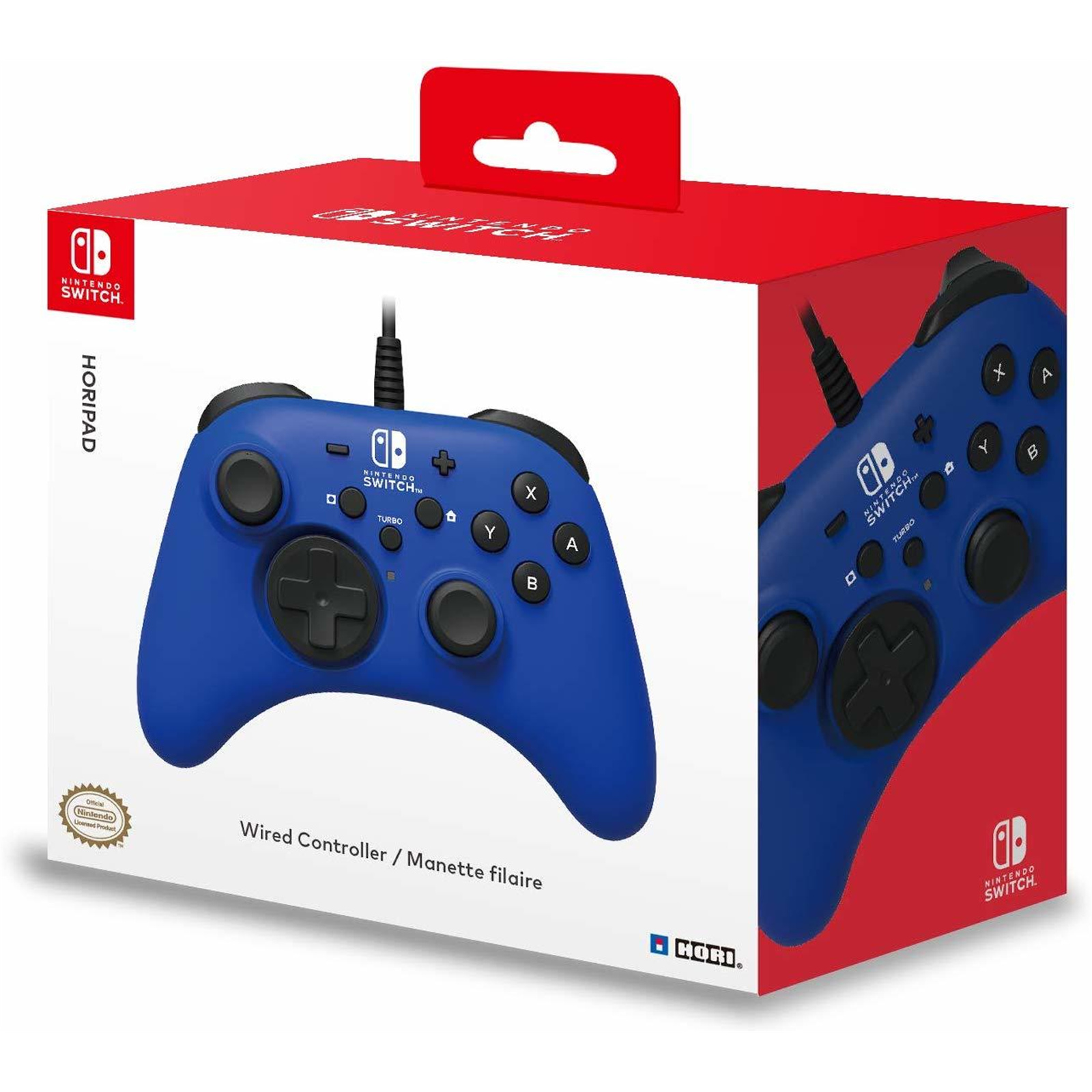 Hori Horipad Controller for Nintendo Switch Blue