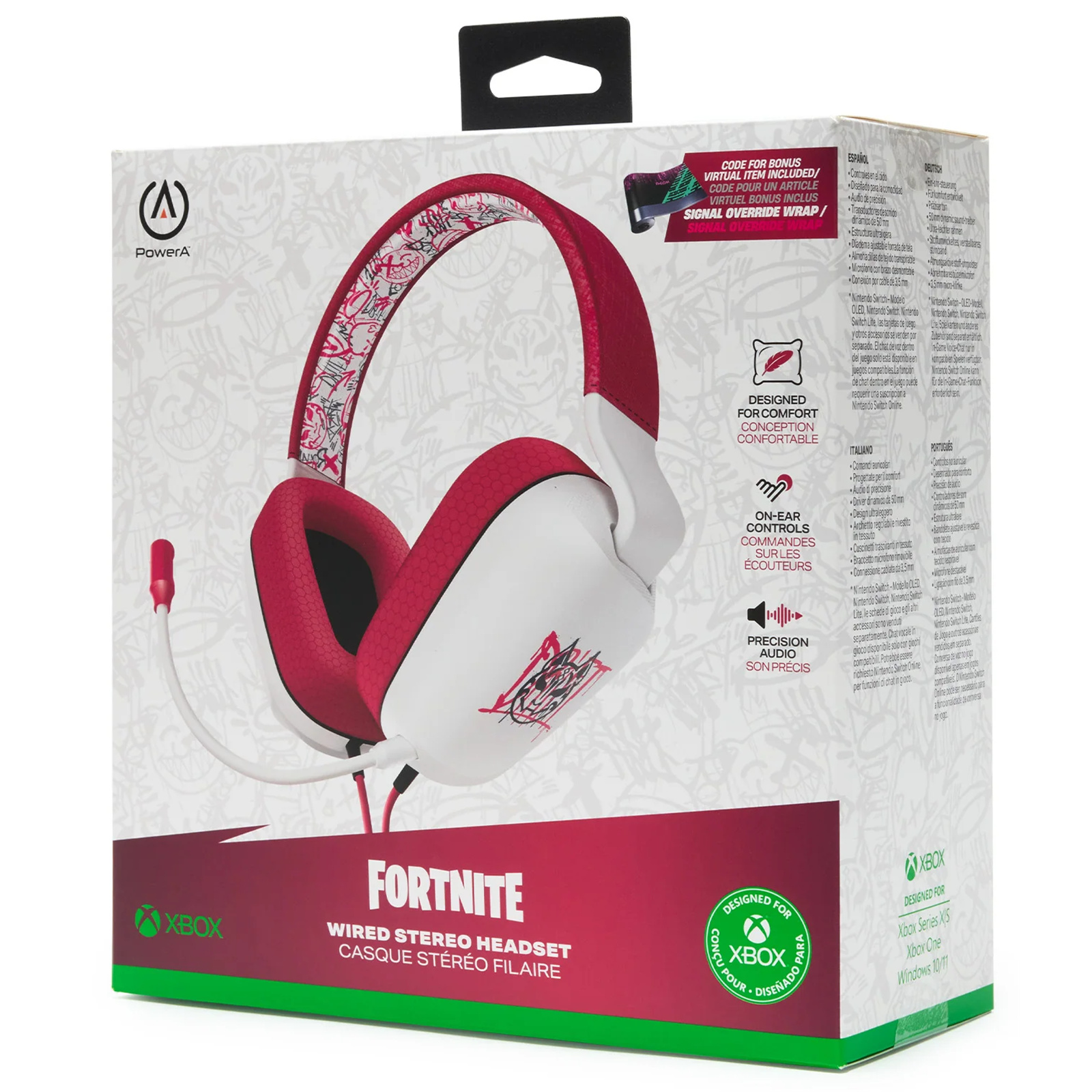 PowerA XBHS0461-01 Xbox Wired Stereo Headset Fortnite Drift