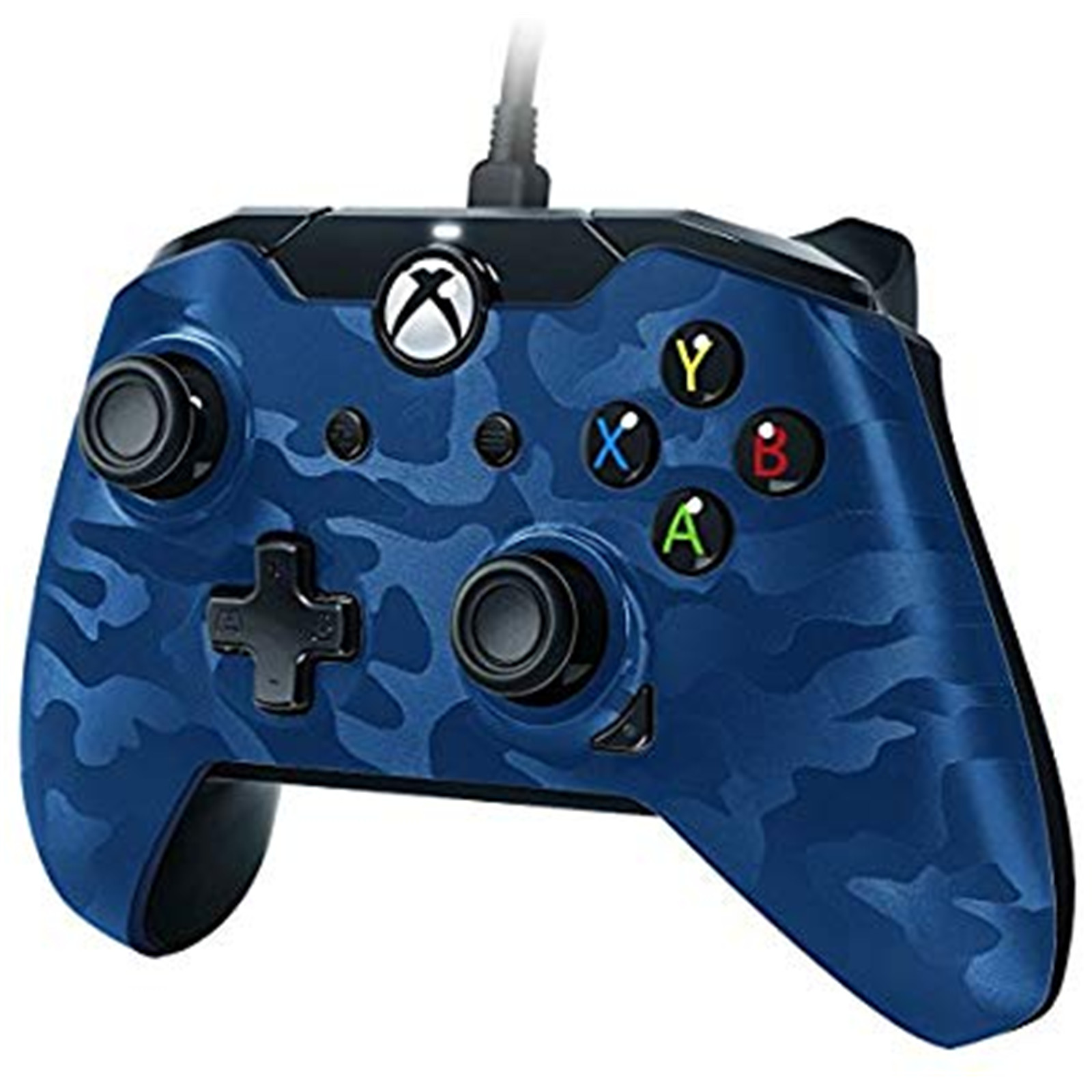 Buy the PDP 048-082-AU-CM02 Camo Blue XB1 Wired Controller 