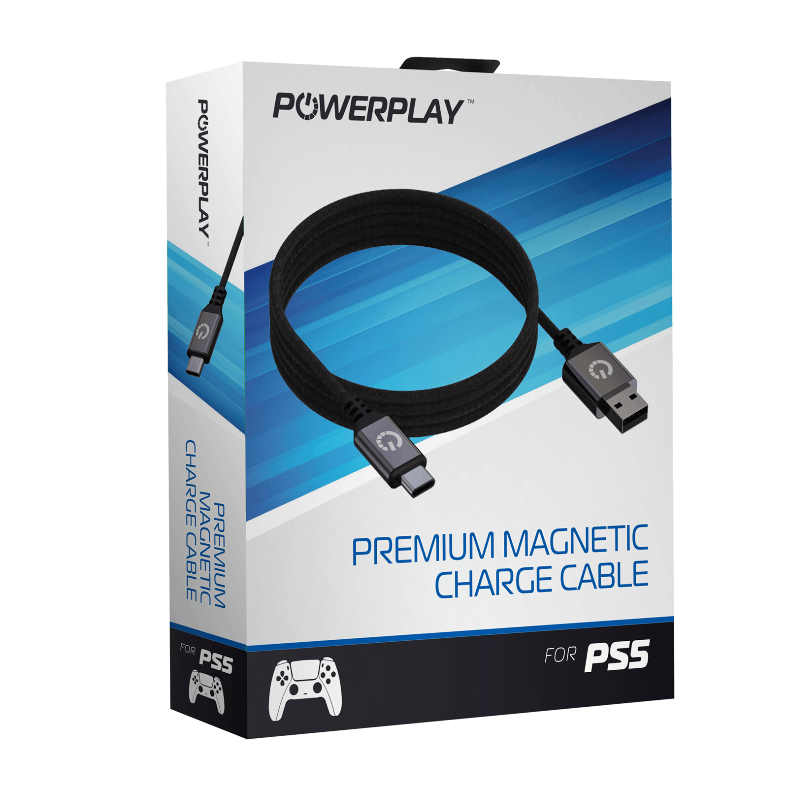Buy the PowerPlay PS5 Premium Charge Cable Black ( PPS5PPMCB