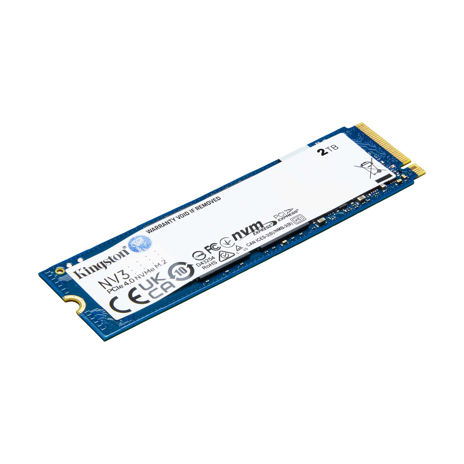 Buy the Kingston NV3 2TB M.2 NVMe Internal SSD PCIe Gen 4 - Up to