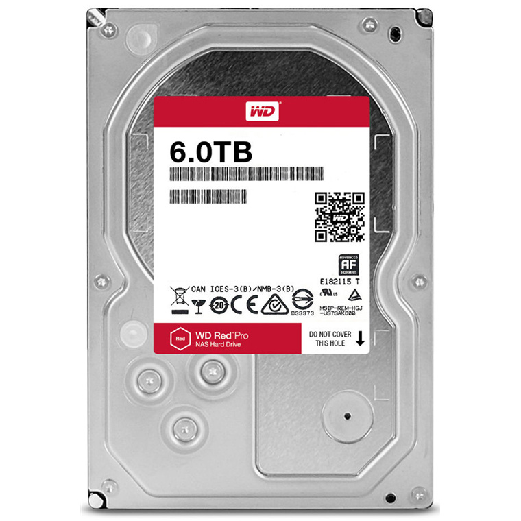 WD Red 6TB 4TB HDD WD60EFRX NAS用 2 セット