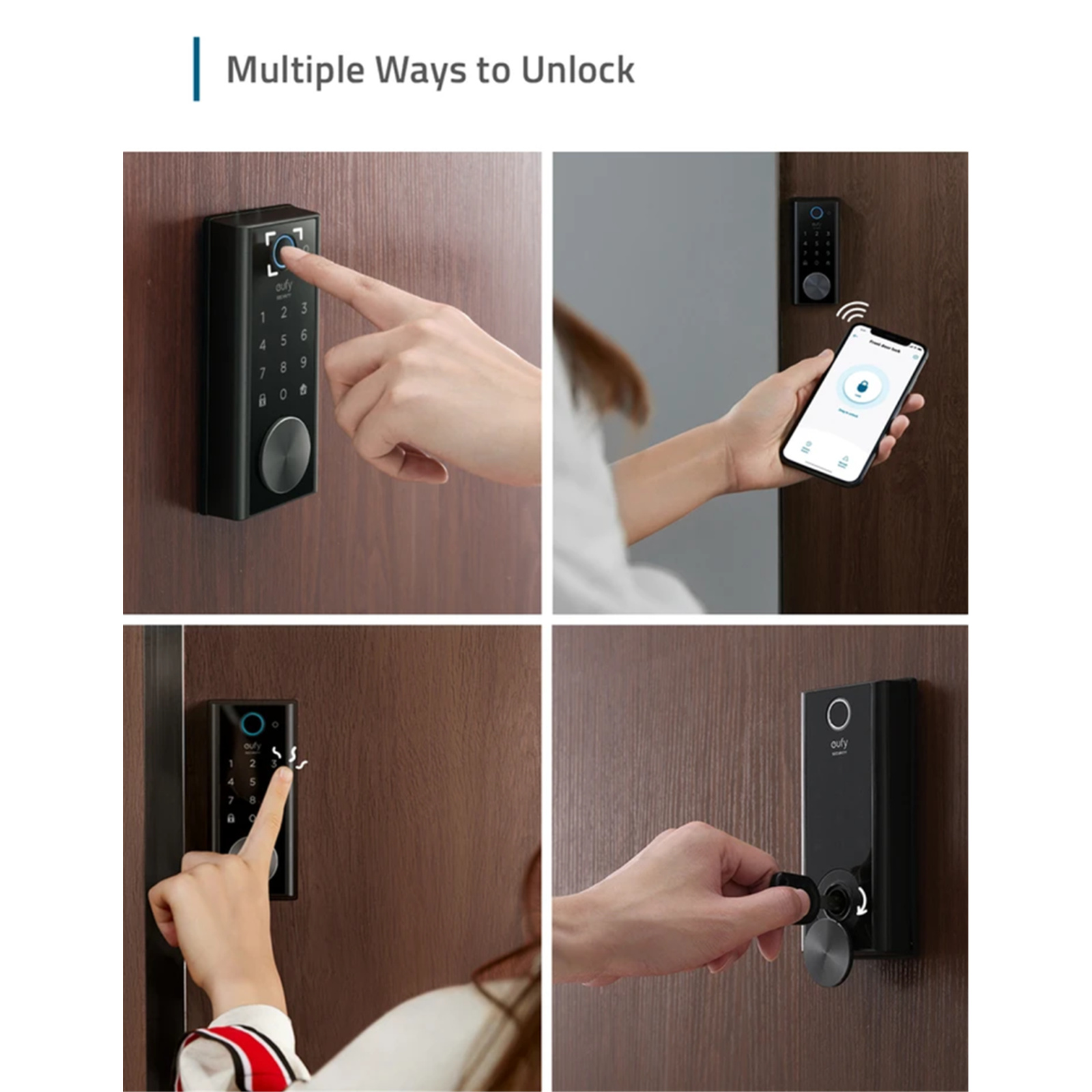 Buy the Eufy Security Smart Lock Touch & WiFi, Deadbolt, Fingerprint,... ( T8520T11 ) online