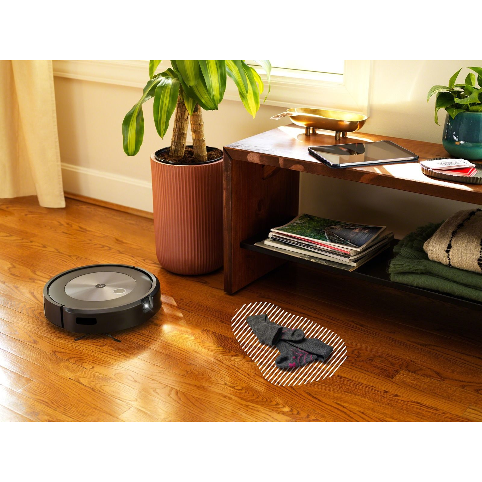 iRobot Roomba J7 Smart Robot Vacuum Cleaner Sweeping Only - PrecisionVision Navigation - WiFi Connected
