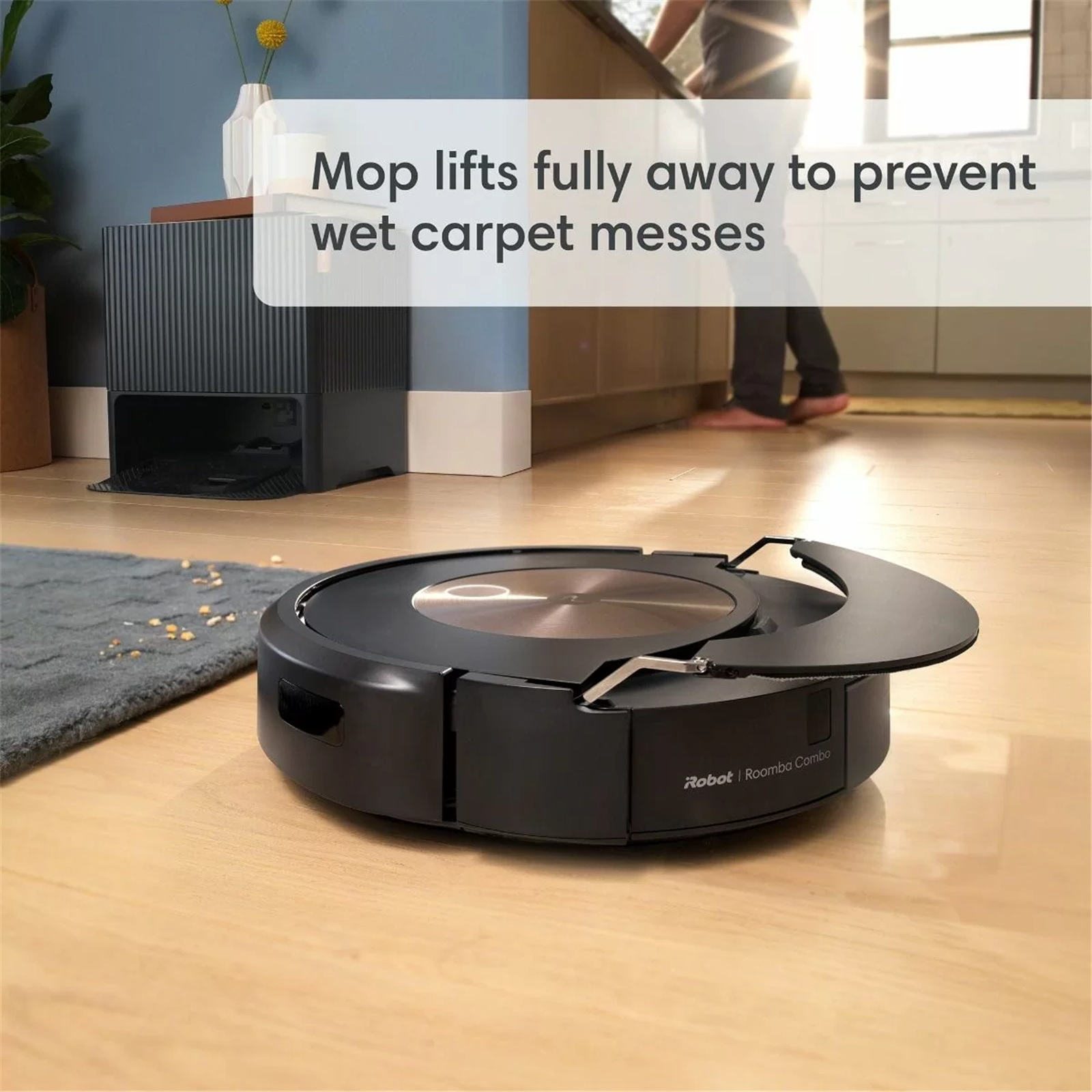 iRobot Roomba J9+ Vacuum & Mop Combo with Auto Fill Empty Dock WiFi Connected - Clean Base Automatic Dirt Disposal