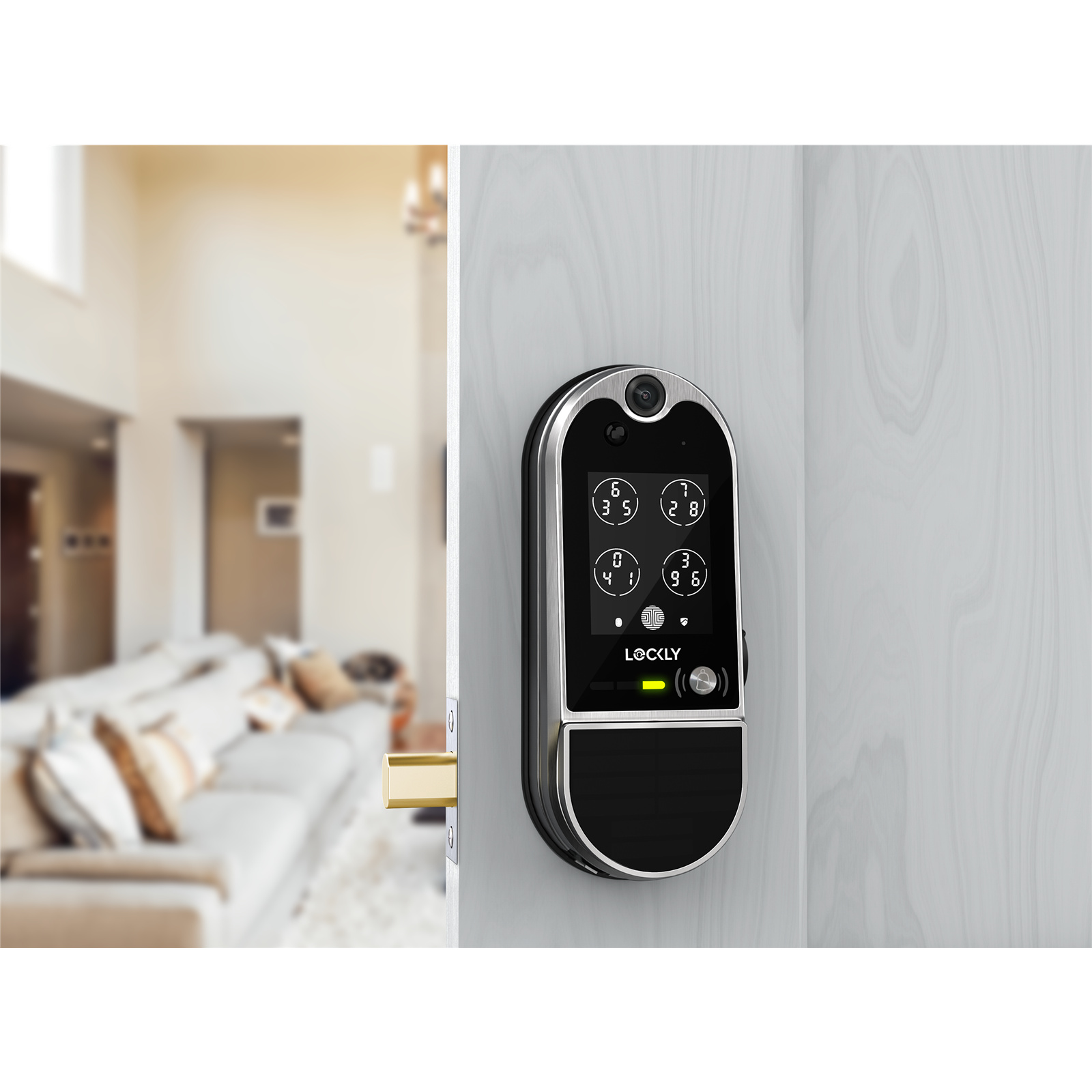 Buy the Lockly Vision Elite PGD798NVSN Deadbolt Smart Lock with Video