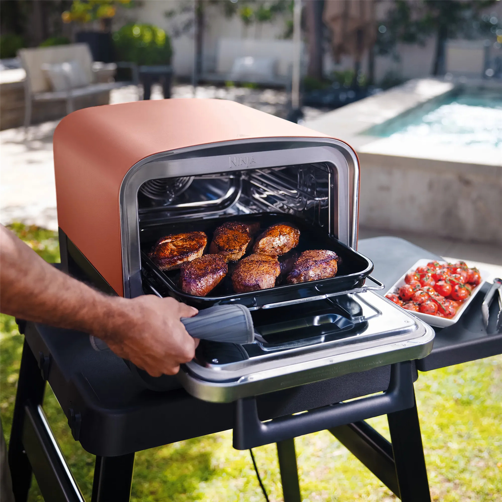 Buy the Ninja Woodfire 1760w Outdoor Oven For Pizza / Max Roast