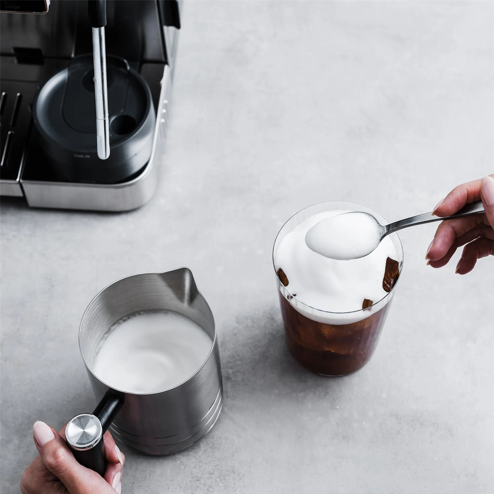 Ninja Luxe Cafe Premier Espresso Machine 15+ Drink Presents & Hands Free Frothing, 3 Machines in 1 - Espresso, Filer, Cold Brew.