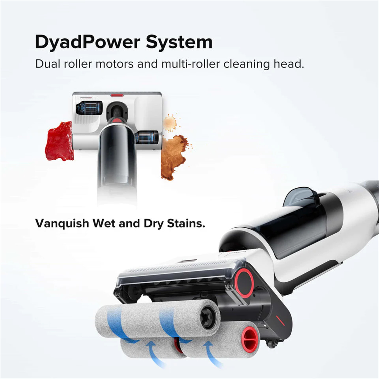Buy the Roborock DYAD Smart Wet Dry Vacuum A Clean Sweep Dyad 13000 Pa