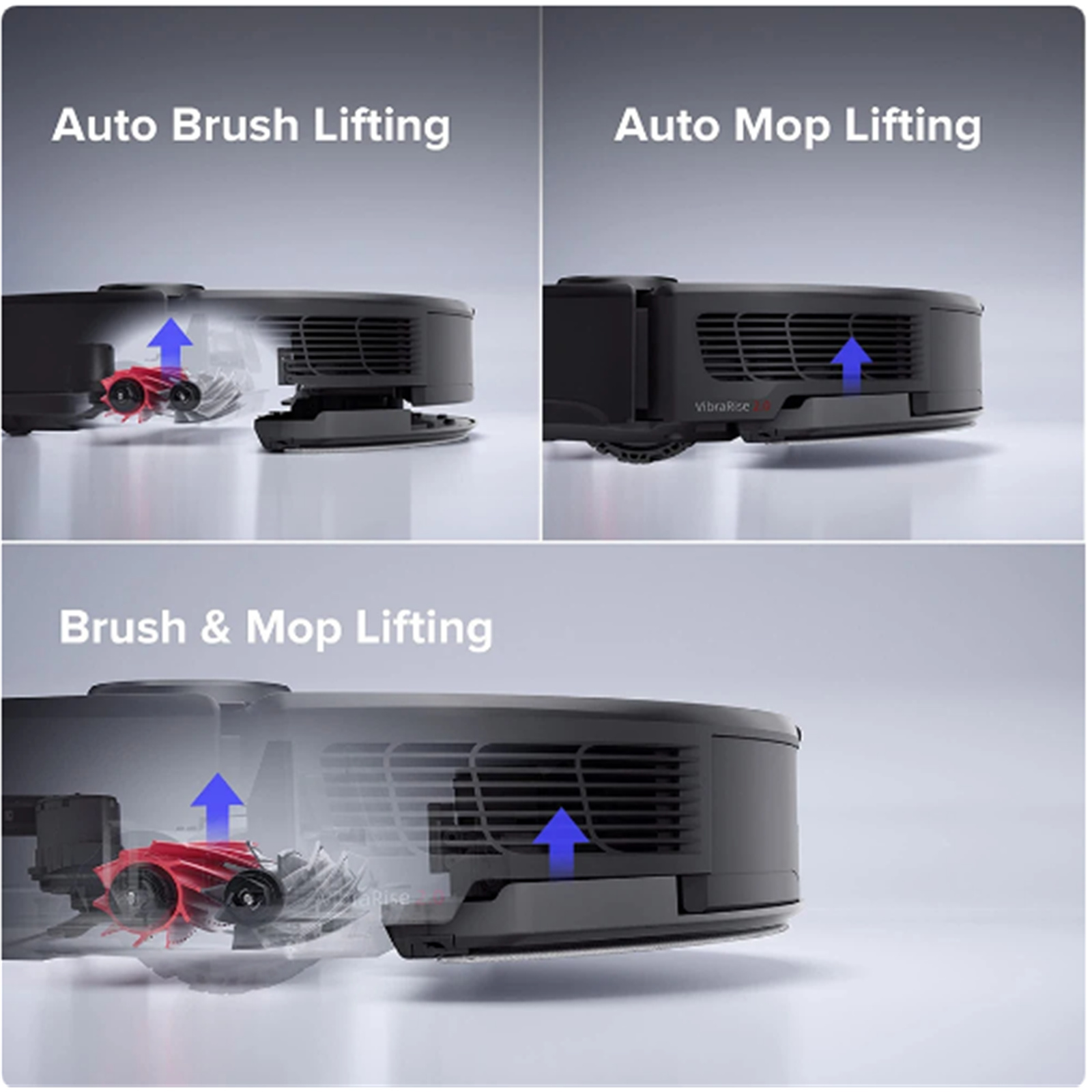 Roborock Remanufactured S8 MaxV Ultra Smart Robot Vacuum Cleaner with Auto Empty & Refill Docking 2-in-1 Vacuum and Mop with Auto Mop Wash & Heated Air Dry +10000 PA Suction +Dual Brush +VibraRise 3.0 Mopping Lifting System + Reactive Al 2.