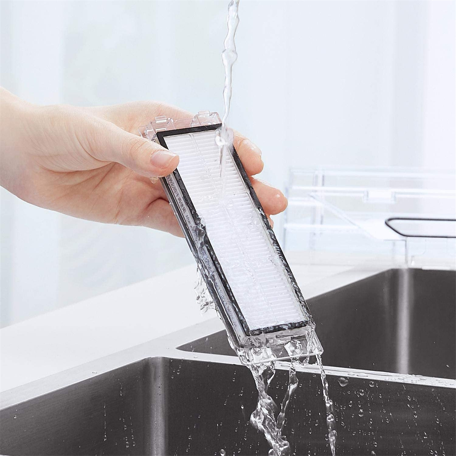 Buy the Roborock Vacuum Cleaner S6/S5/S4 Washable Dustbin Filter 2pcs