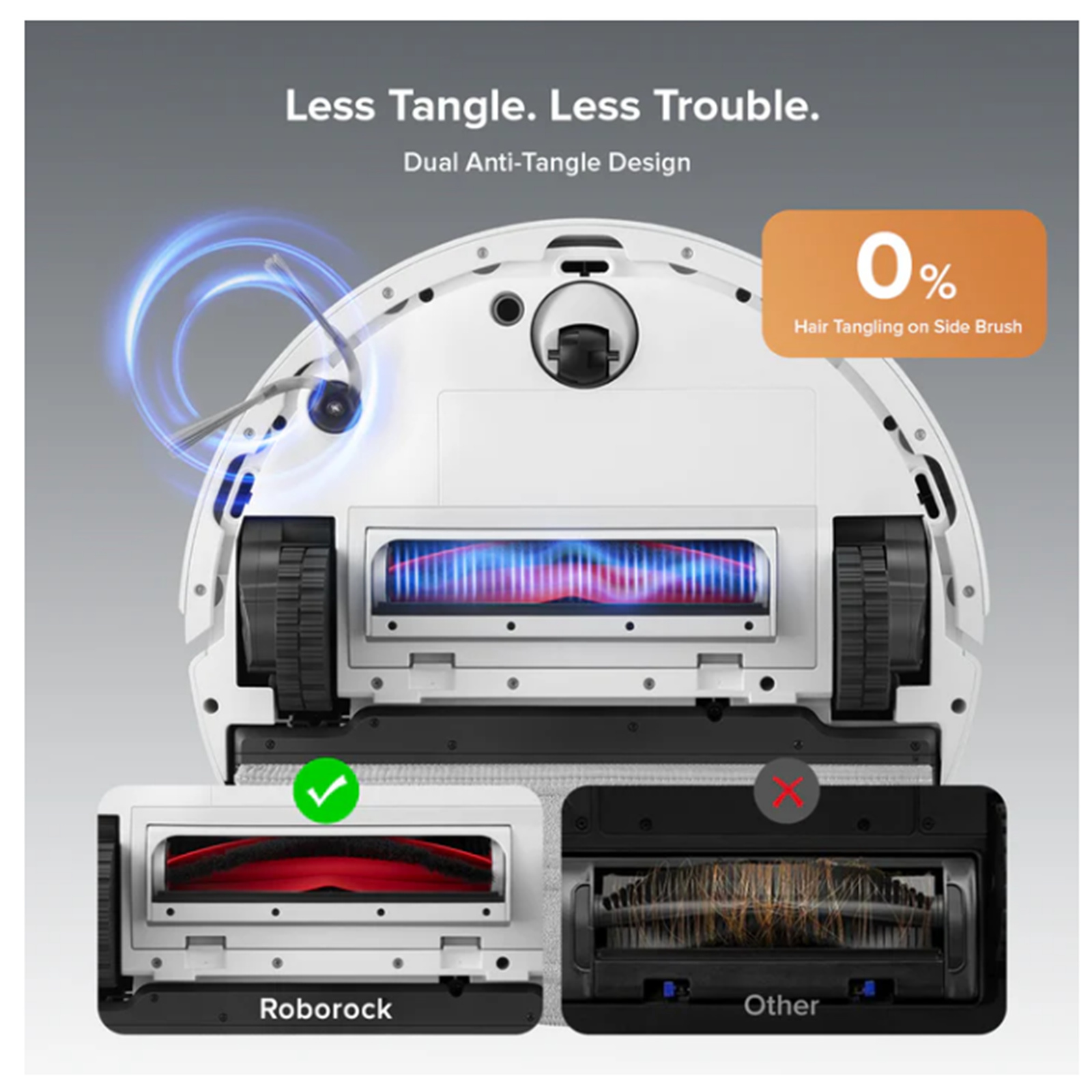 Roborock Q10V Plus White Vacuum Cleaner with Auto Empty Rock Dock Plus 10,000 Pa Suction - VibraRise 2.0 Mopping System - Precisense LiDAR Navigation - Dual Anti-Tangle Design - Reactive Tech Obstacle Avoidance