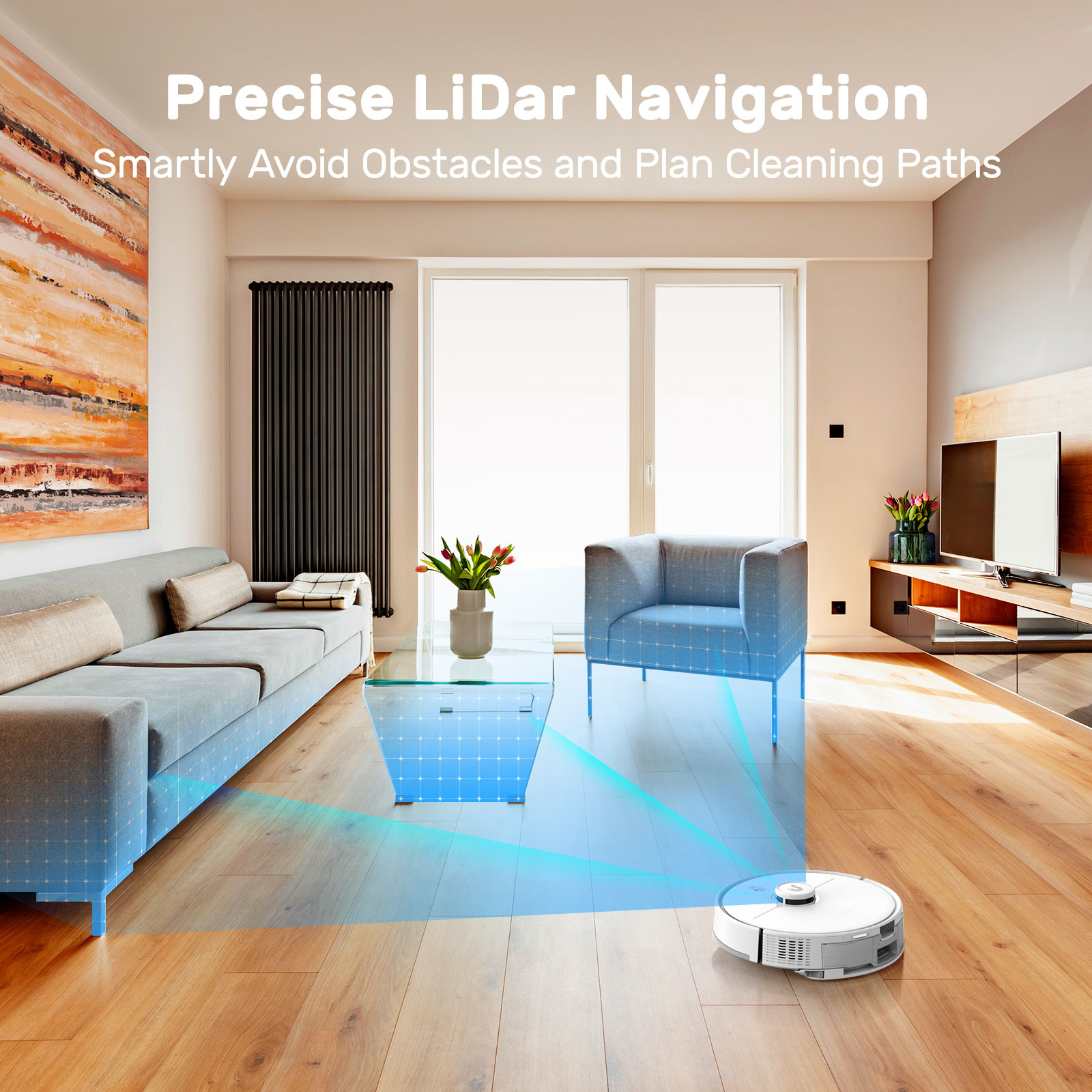 Verefa L20M Plus 11-in-1 Robot Wet & Dry Vacuum Cleaner Pet Grooming Kits Self Empty Dustbin App & Voice Control - 2.4G Hz - Bluetooth Connect - 360 Lidar Navigation - 2-in-1 Dual Purpose Dustbin - 3L Dust Bag - 2600mAh -3000 Pa Pet Model S