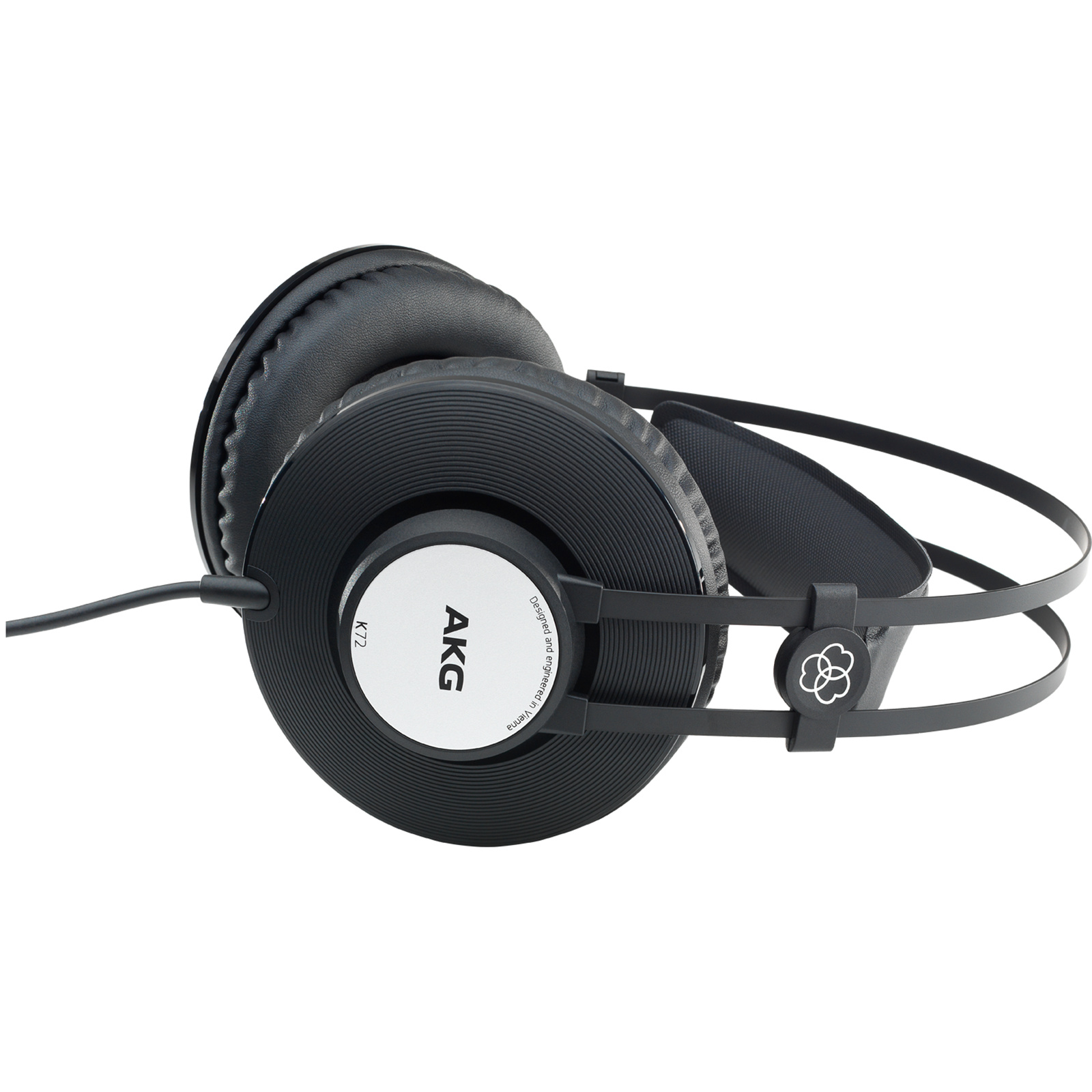 AKG K72 Wired Over Ear Headphones - Black Closed-Back