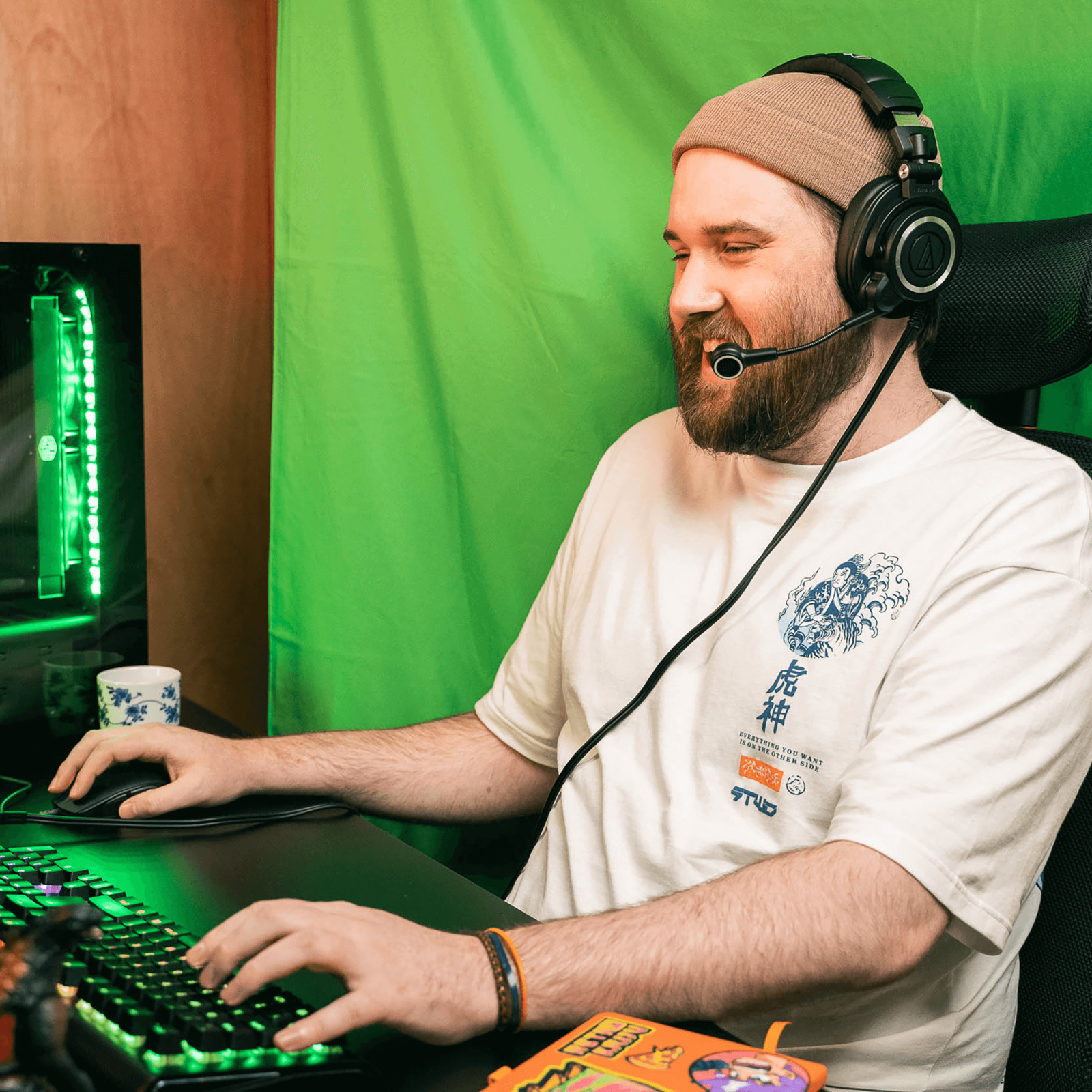 Audio-Technica ATHM50XSTS Professional Streaming Headset XLR & Stereo Jack Version