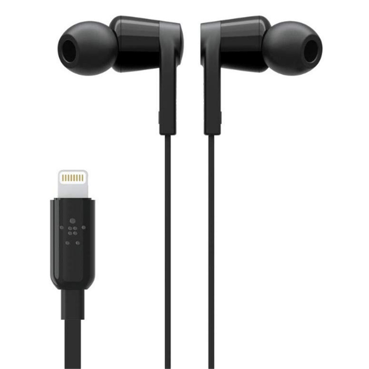 Buy the Belkin Rockstar Headphones with Lightning Connector Black