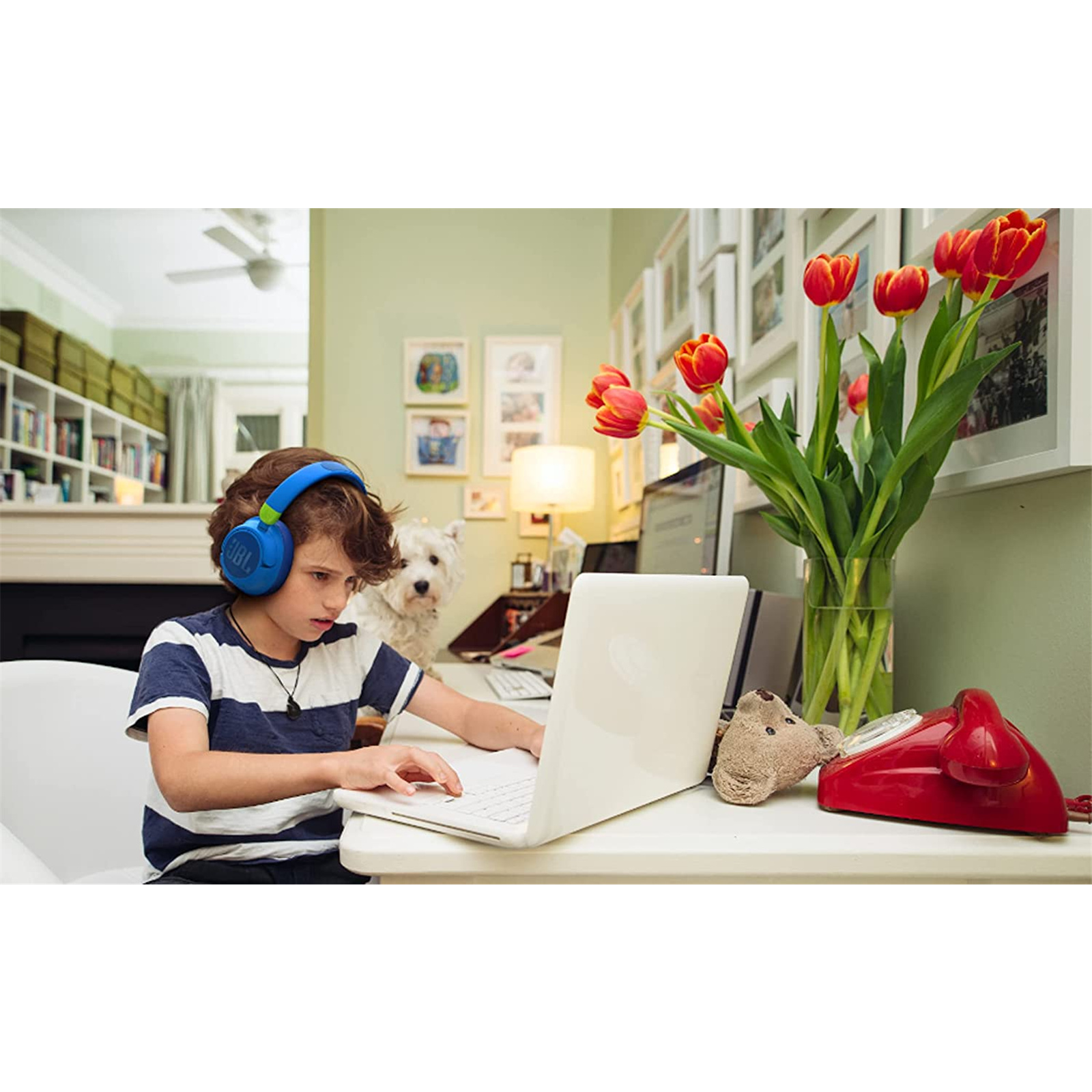 Buy the JBL JR 460NC Wireless Noise Cancelling Headphones for Kids ...