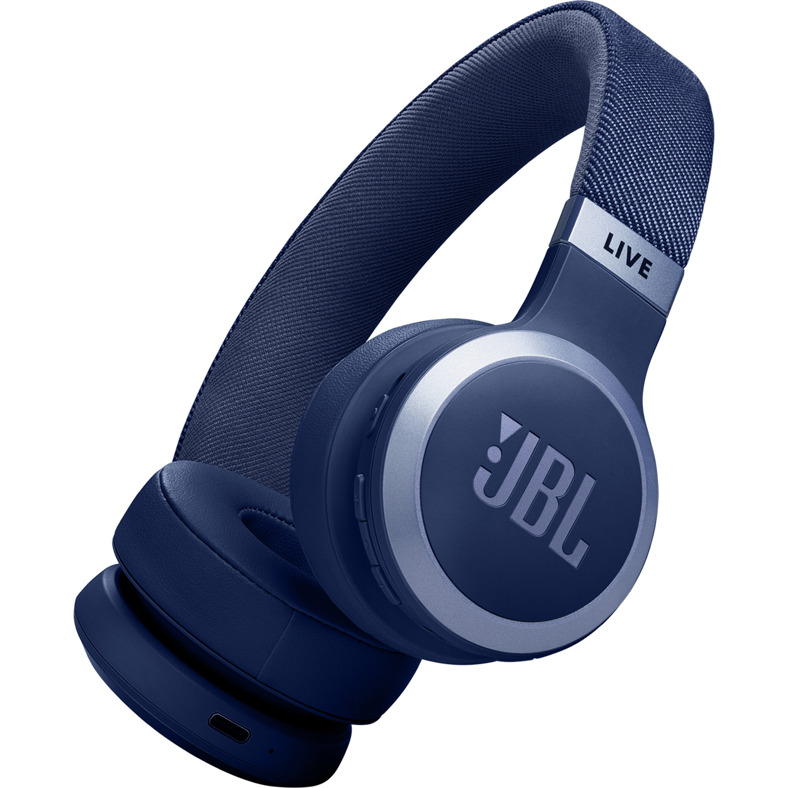 Buy the JBL Live 670NC Wireless On-Ear Noise Cancelling Headphones Blue  JBLLIVE670NCBLU online