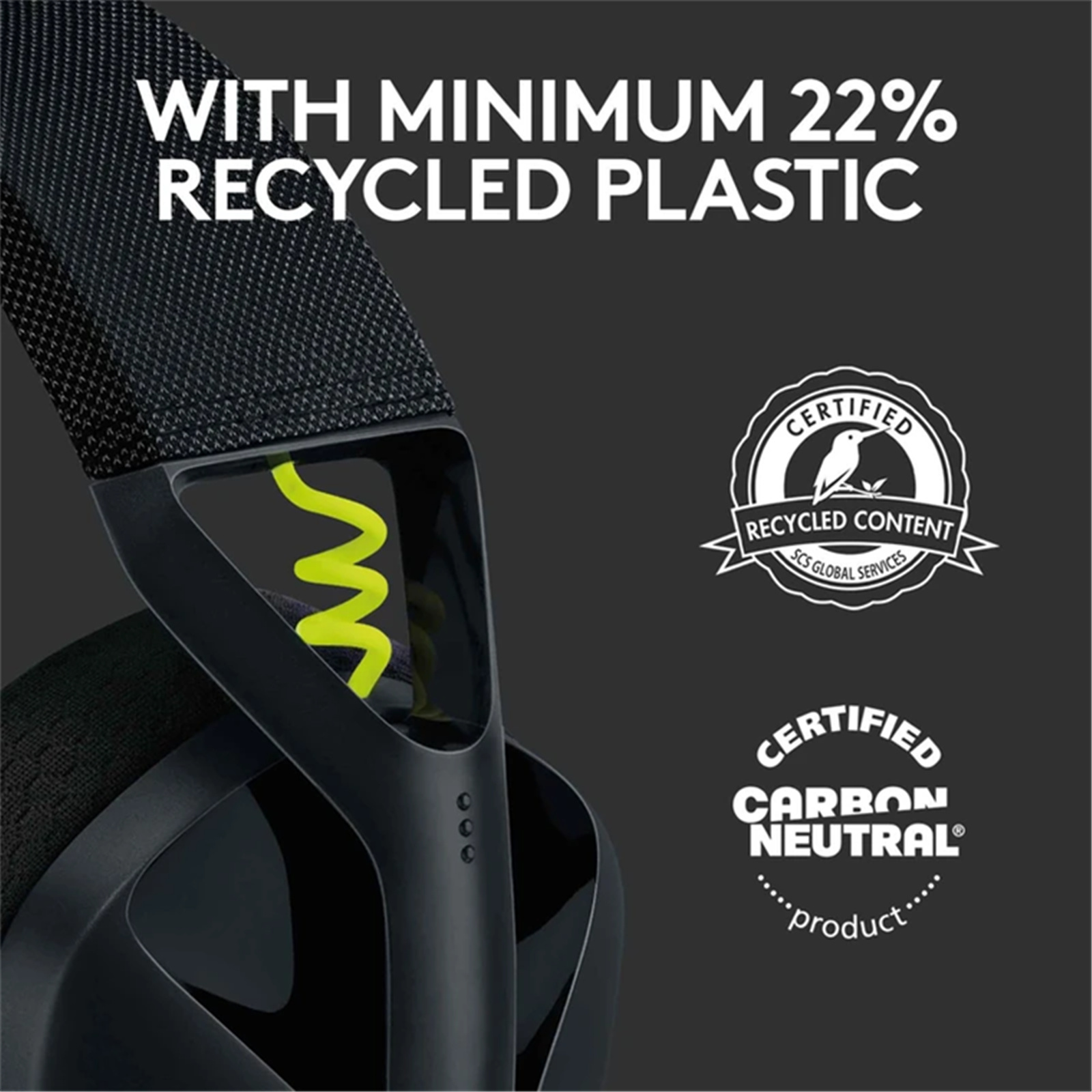 Logitech G435 LIGHTSPEED Wireless Gaming Headset - Black