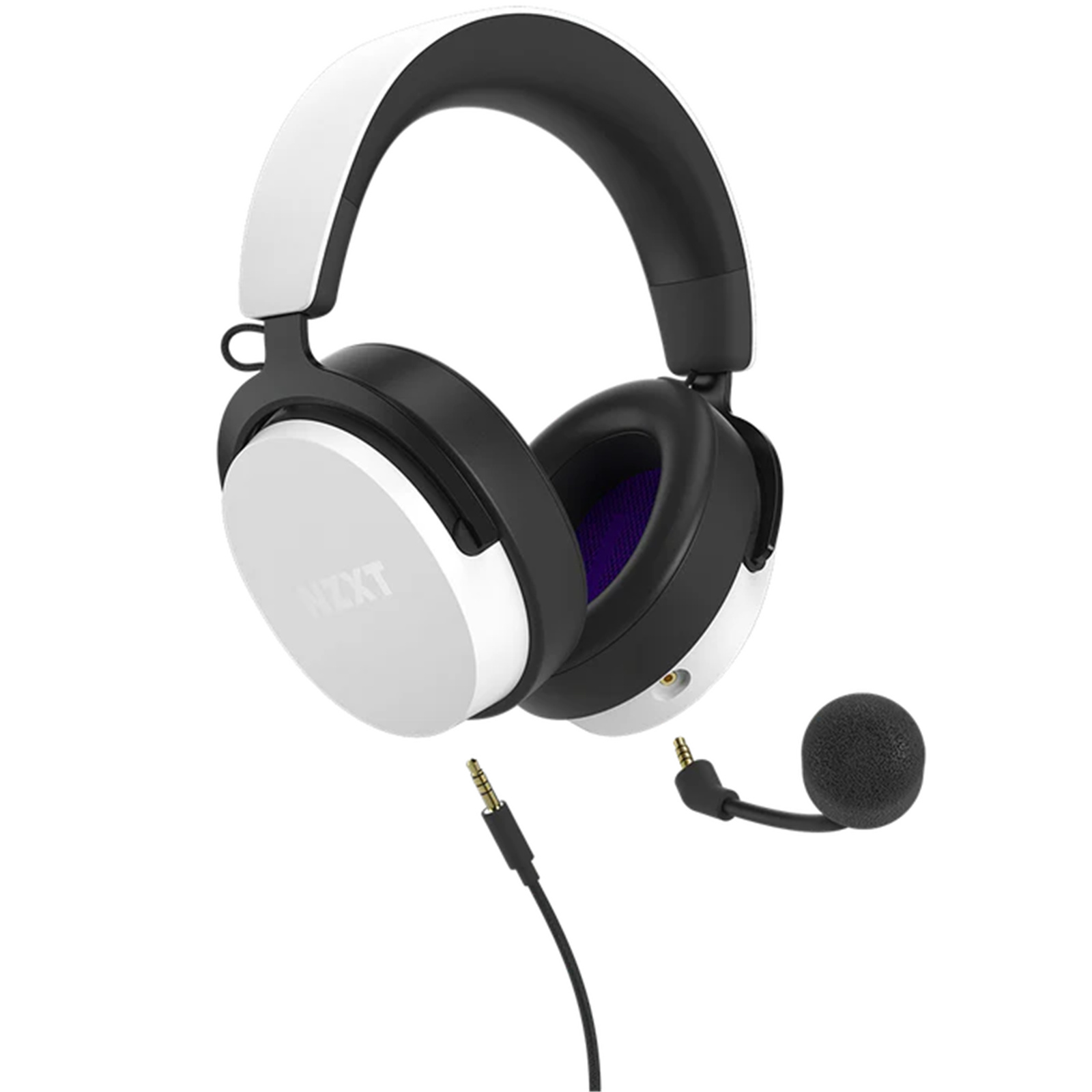 NZXT Relay 7.1 Surround Wired Gaming Headset - White
