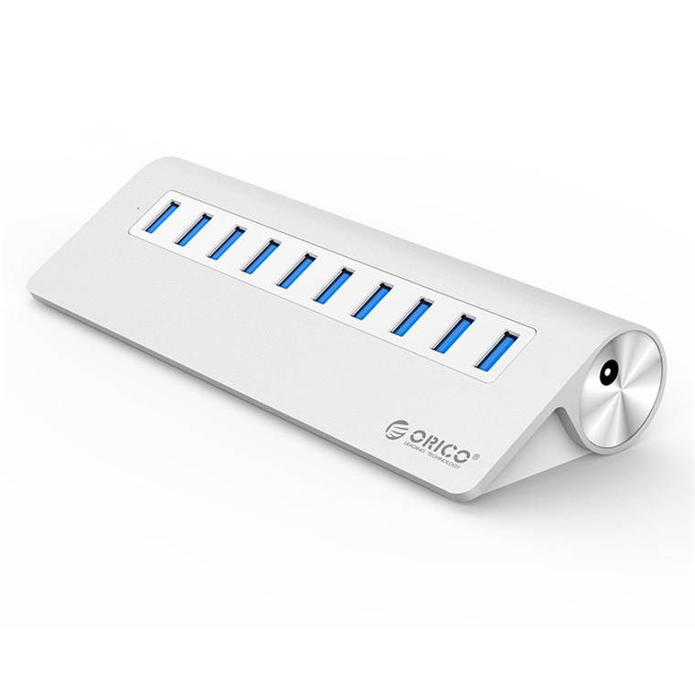 New Mountable Aluminum 4 Port Usb 3.0 Hub For Mac