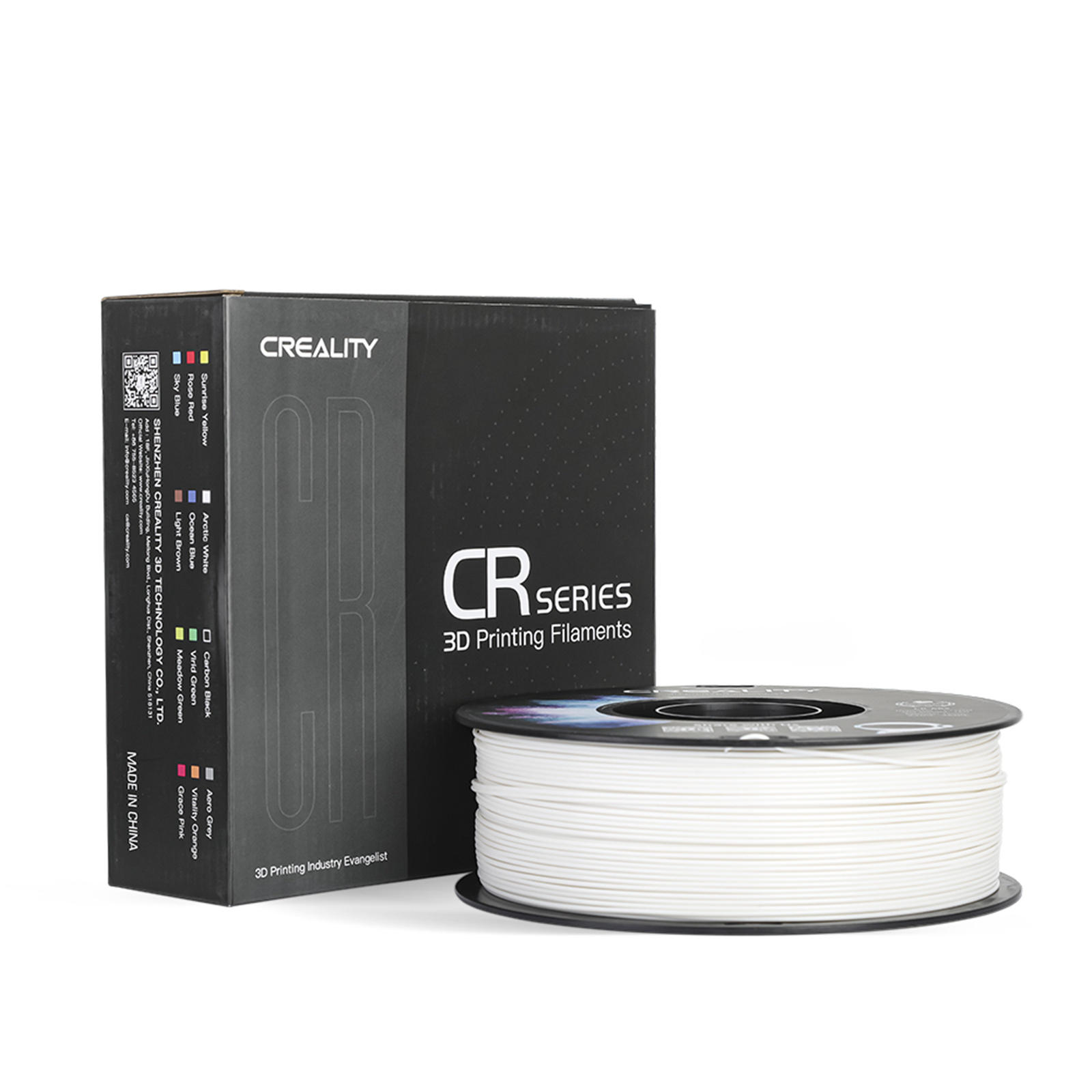 Buy the Creality CRABS Filament White, 1KG Roll, 1.75mm Compatible