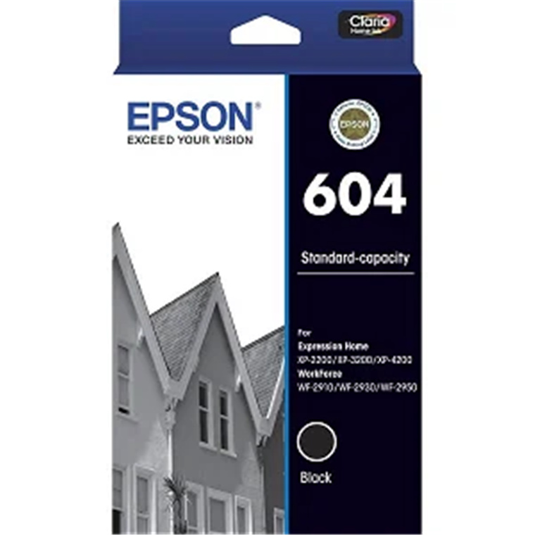 Buy the Epson 604 Ink Cartridge Black for Epson WorkForce WF2950/WF