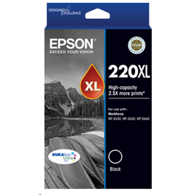 Buy the Epson 220XL Ink Cartridge Black ( C13T294192 ) online PBTech