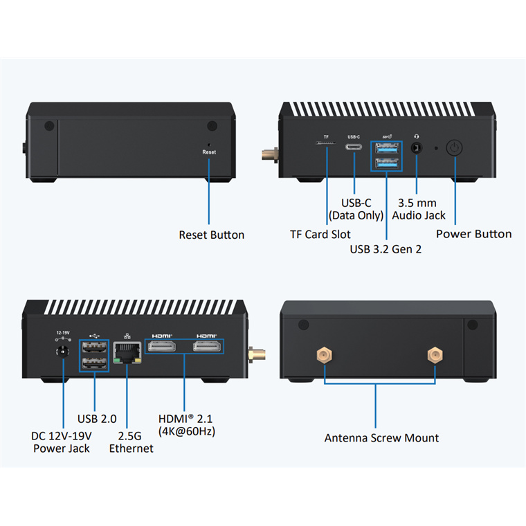 Buy the MINIX Fanless MiniPC NEO Z100-0dB Intel N100 16G/512GB Win