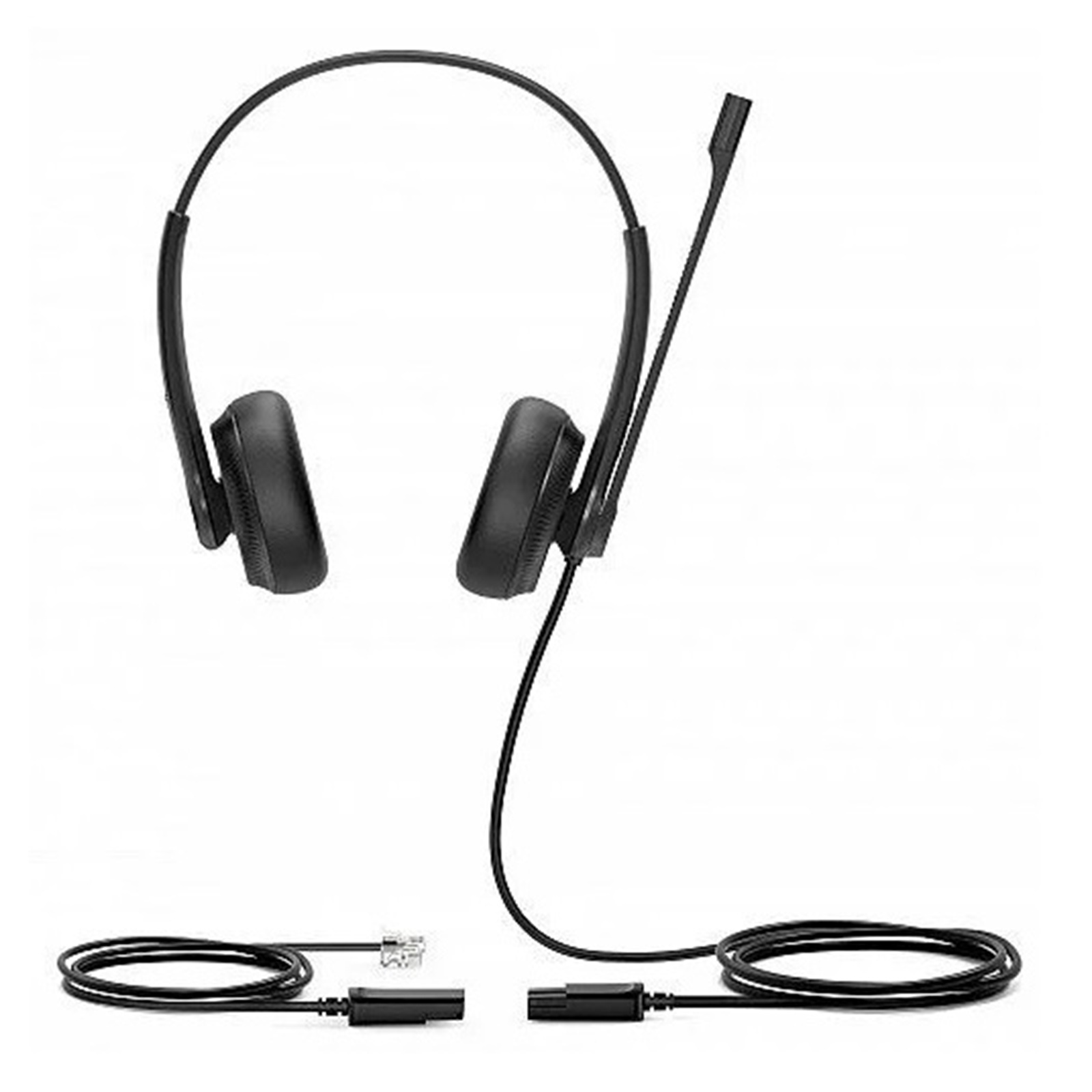 Buy the Yealink YHS34 Dual Headset RJ9 Wired Headset with Noise