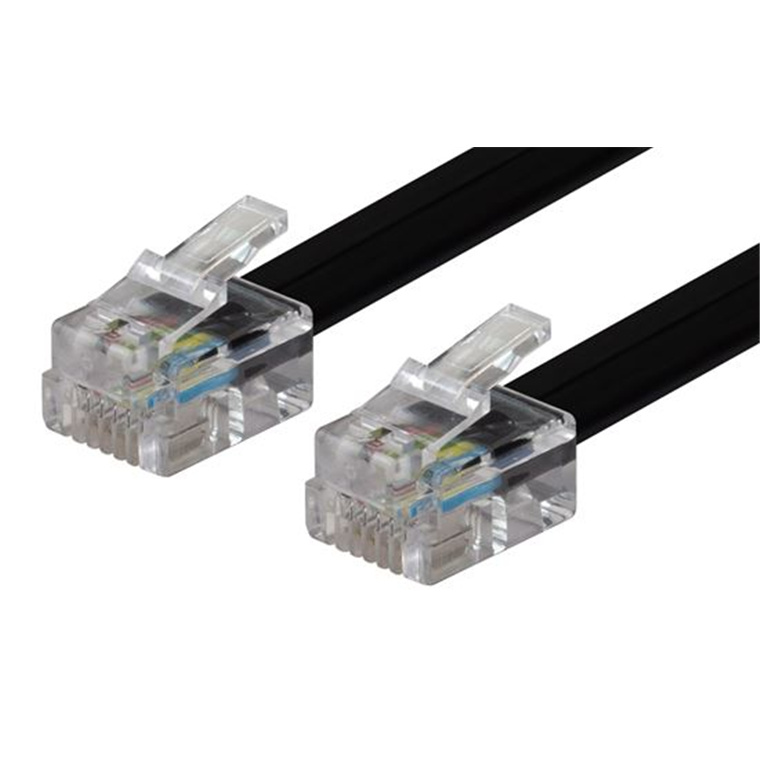 Buy the Dynamix C-RJ11-5M 5m RJ12 to RJ12 Cable - 6C All pins connected  ( C-RJ11-5M ) online 