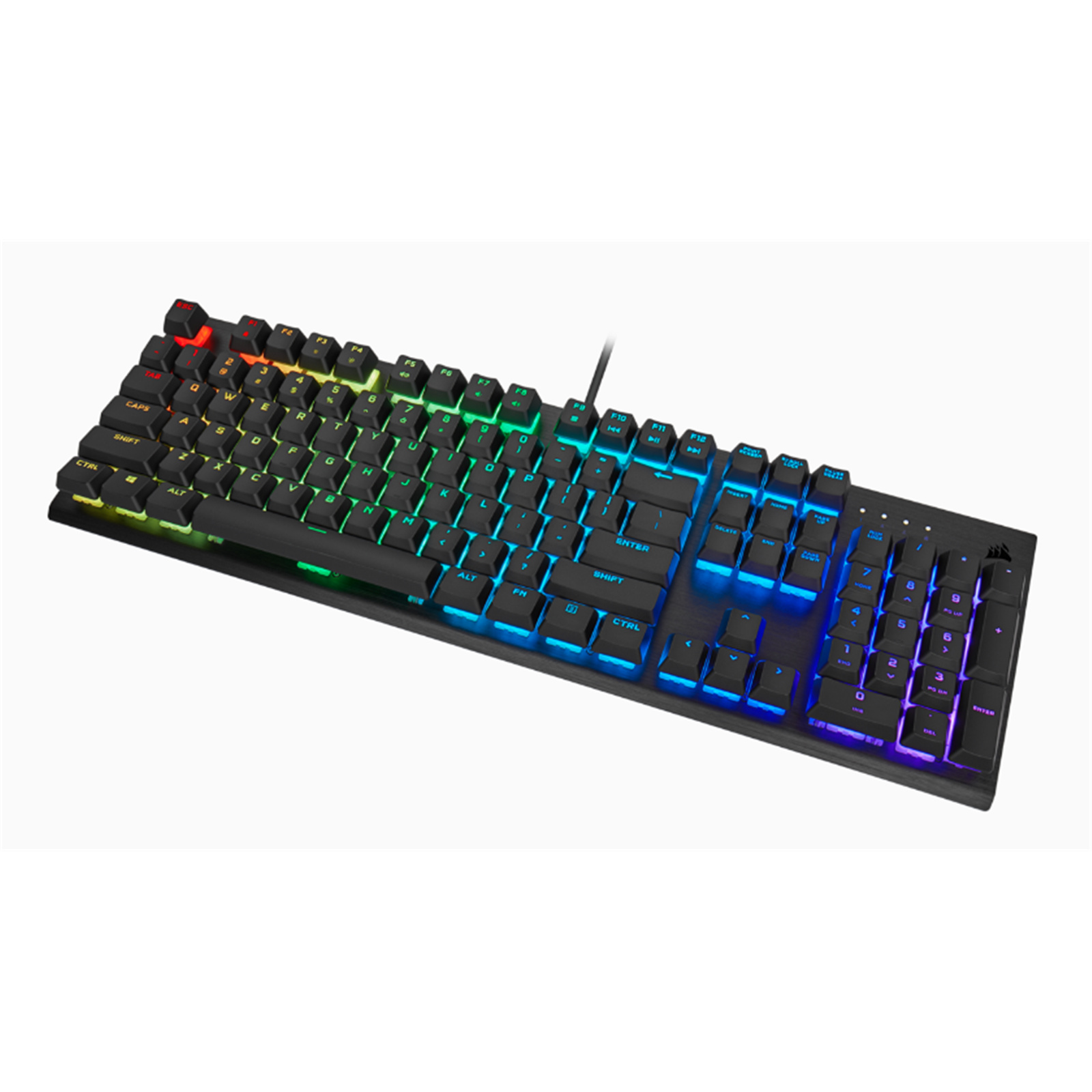 Buy the Corsair K60 RGB Pro Mechanical Gaming Keyboard Cherry Viola