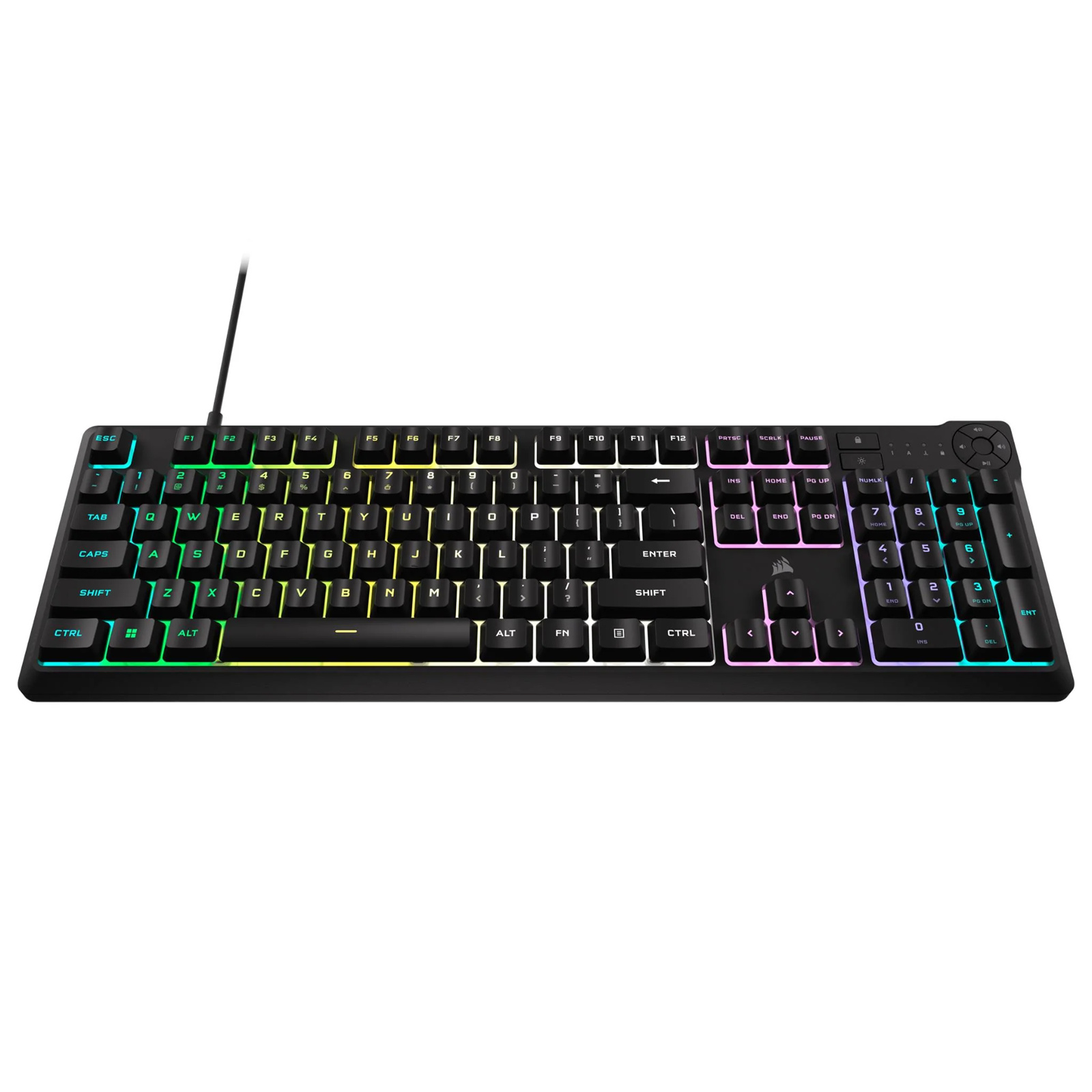 Buy the Corsair K55 CORE RGB Gaming Keyboard Black CH-9226C65