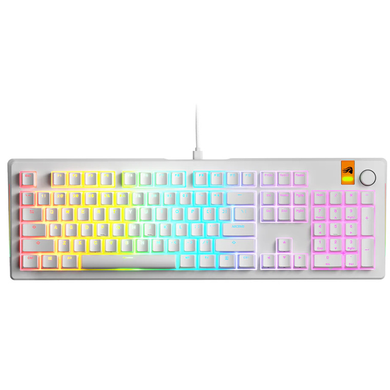 Glorious GMMK 3 HE 100% Prebuilt Keyboard - White