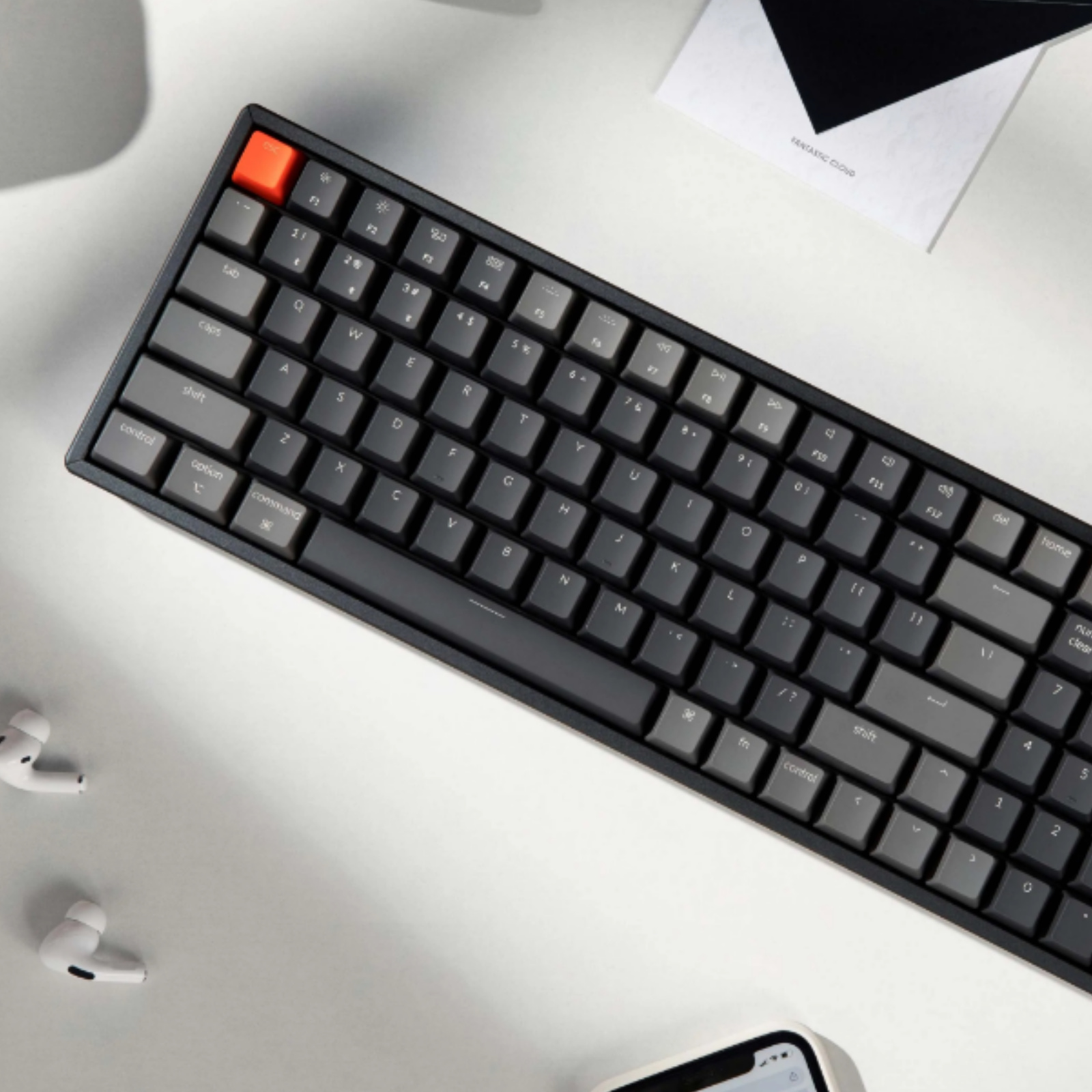 Buy the Keychron K4J1 K4 Mechanical Keyboard 100 Key Aluminum Frame