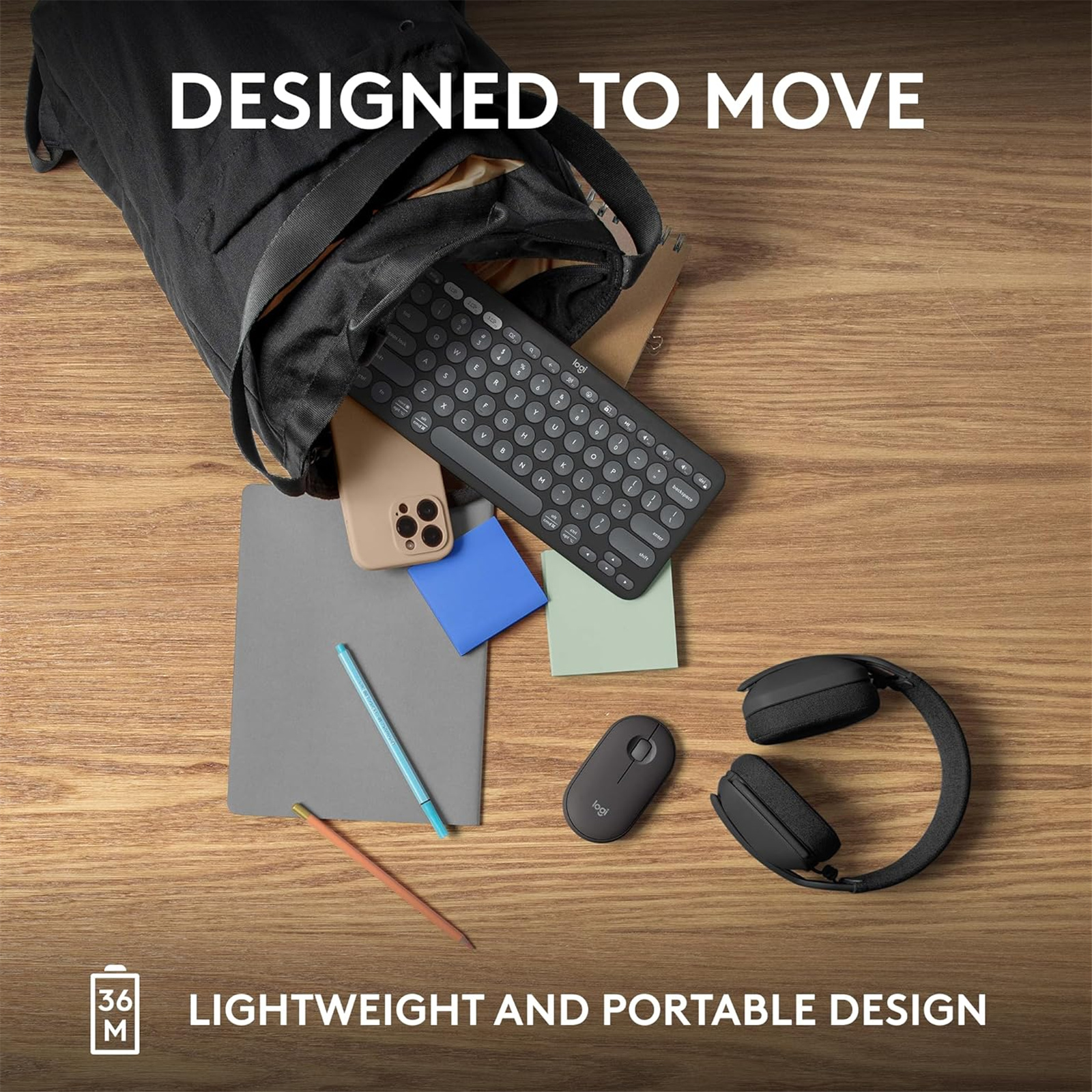 Logitech Pebble Key 2 K380s Bluetooth Keyboard - Tonal Rose