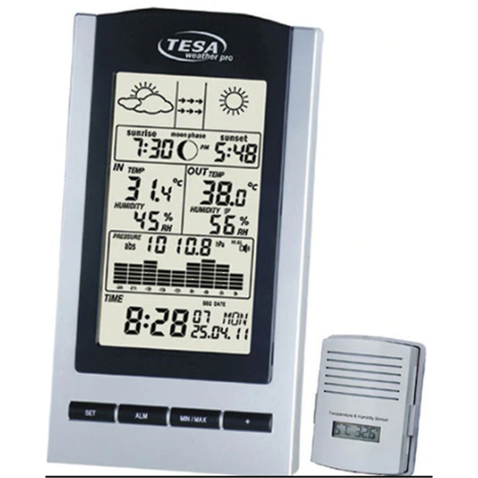 Buy the TESA WS1151 NZ Moon Phase Weather Station ( WS1151 ) online