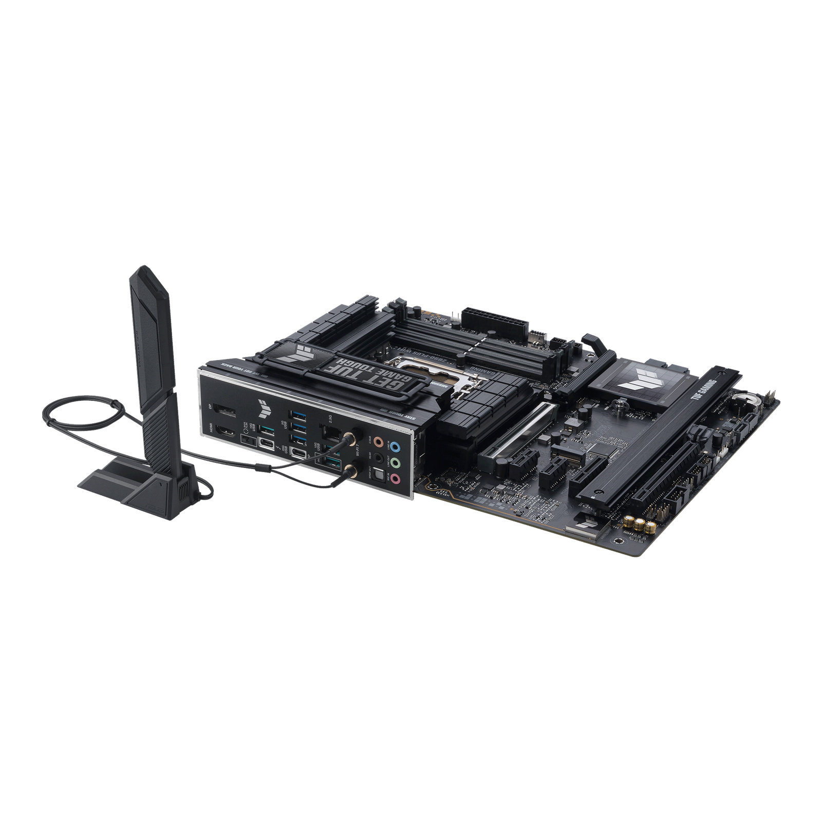 ASUS TUF GAMING Z890-PLUS WIFI ATX Motherboard Support Intel 15th Gen CPU, PCIe 5.0, 4x DDR5, 4x M.2, 2x Internal USB2.0 Header, 1x Internal USB3.2 Header, 1x Internal Type C Header, 1x Internal TB Header