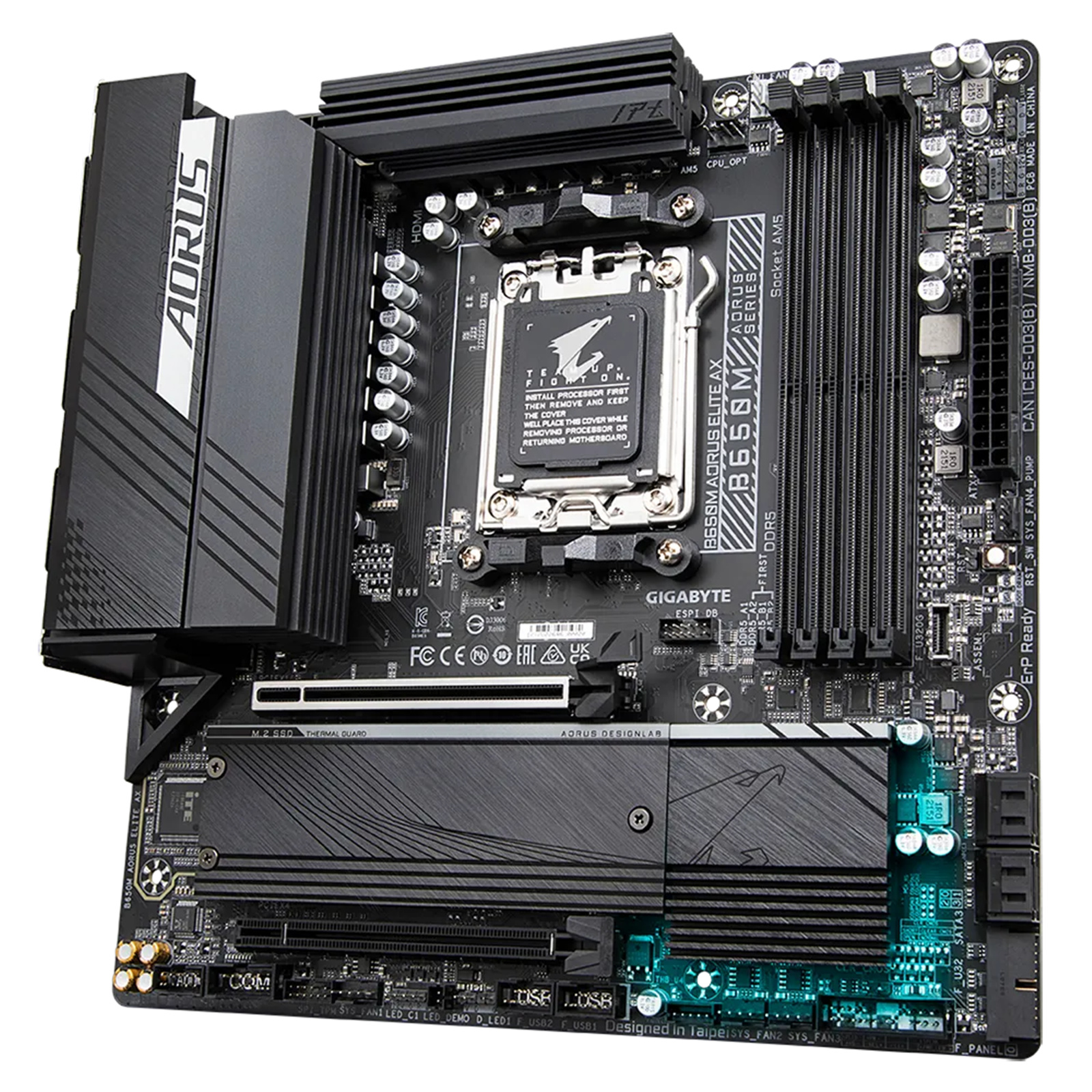 Buy the Gigabyte B650M AORUS ELITE AX MATX For AMD Ryzen 7000 Series
