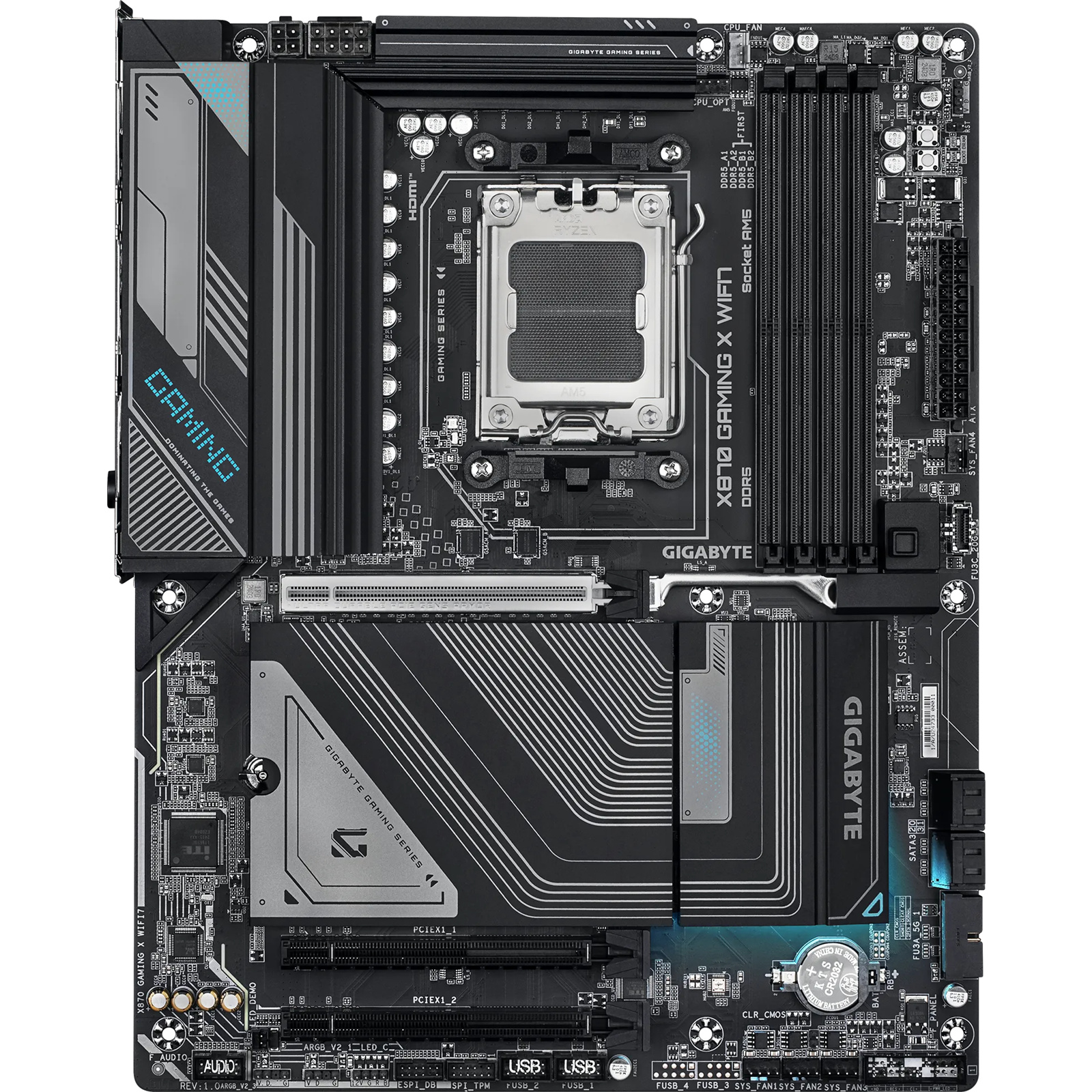 Buy the Gigabyte X870 GAMING X WIFI7 ATX Motherboard AMD Socket