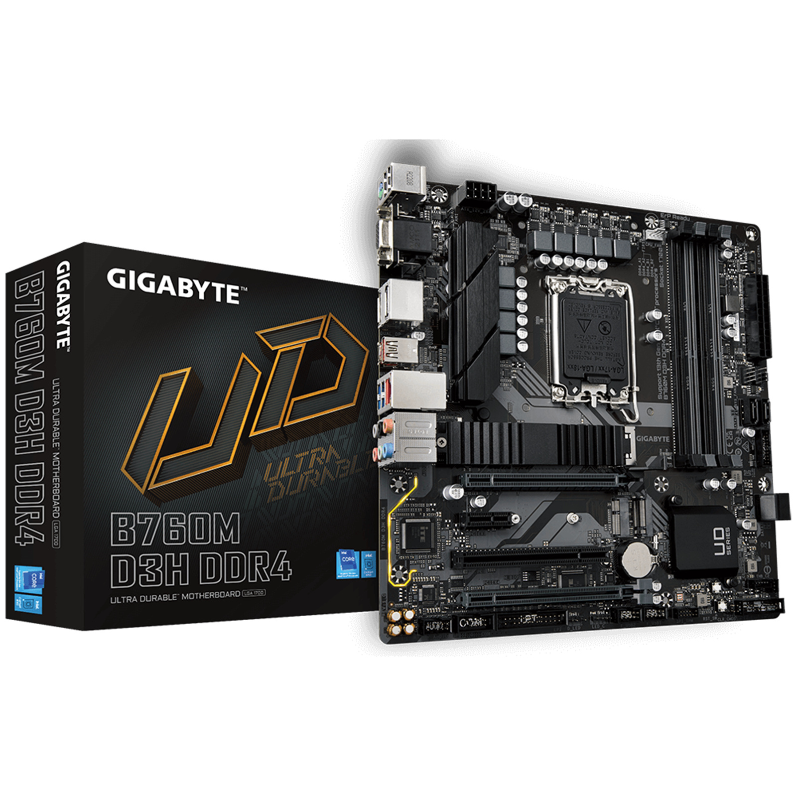 Buy the Gigabyte B760M D3H DDR4 MATX Motherboard For Intel 12th/13th