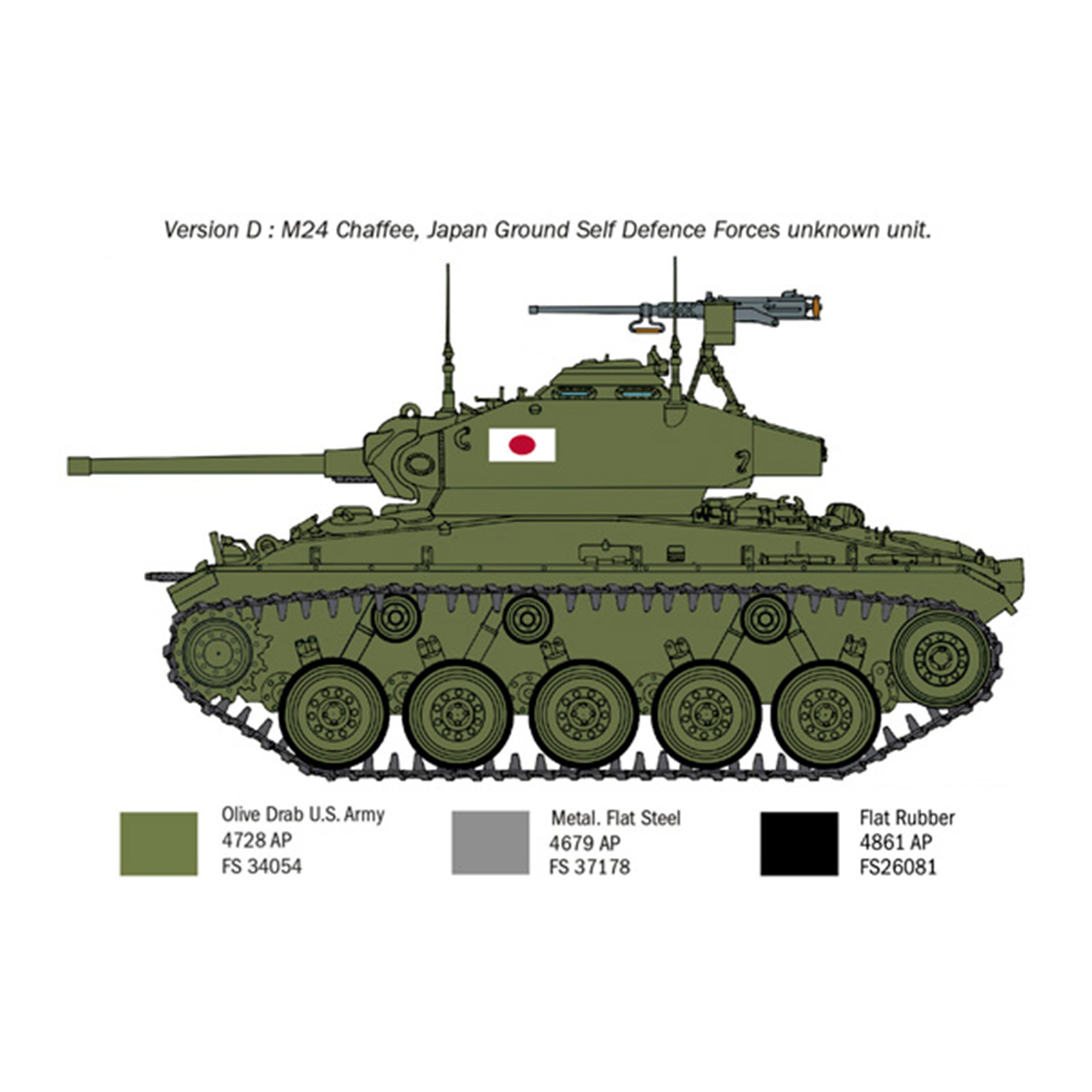 Italeri 1-6587 1/35 Korean War M24 Chaffe