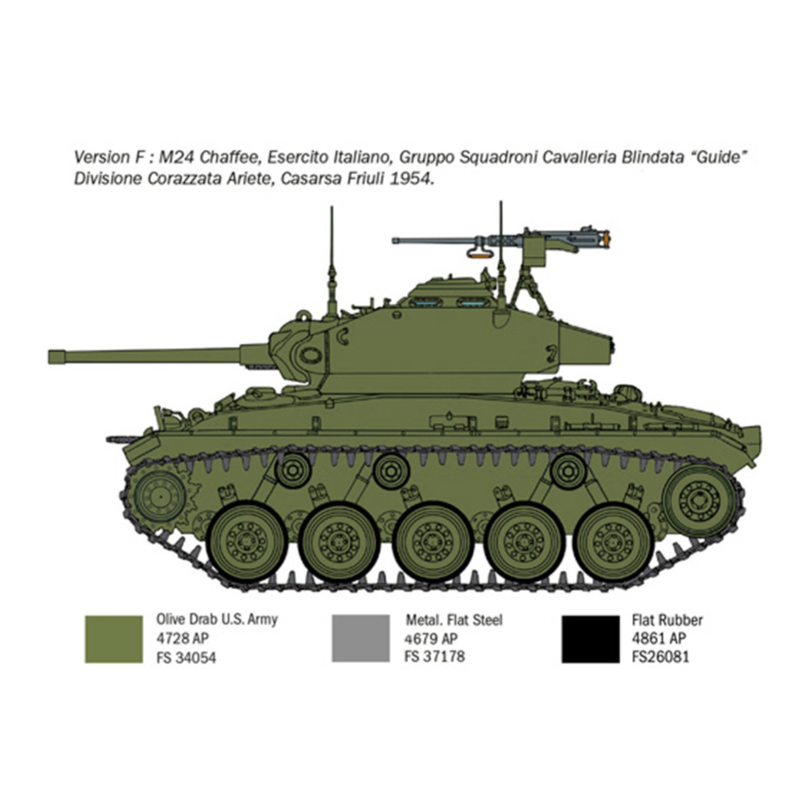 Italeri 1-6587 1/35 Korean War M24 Chaffe