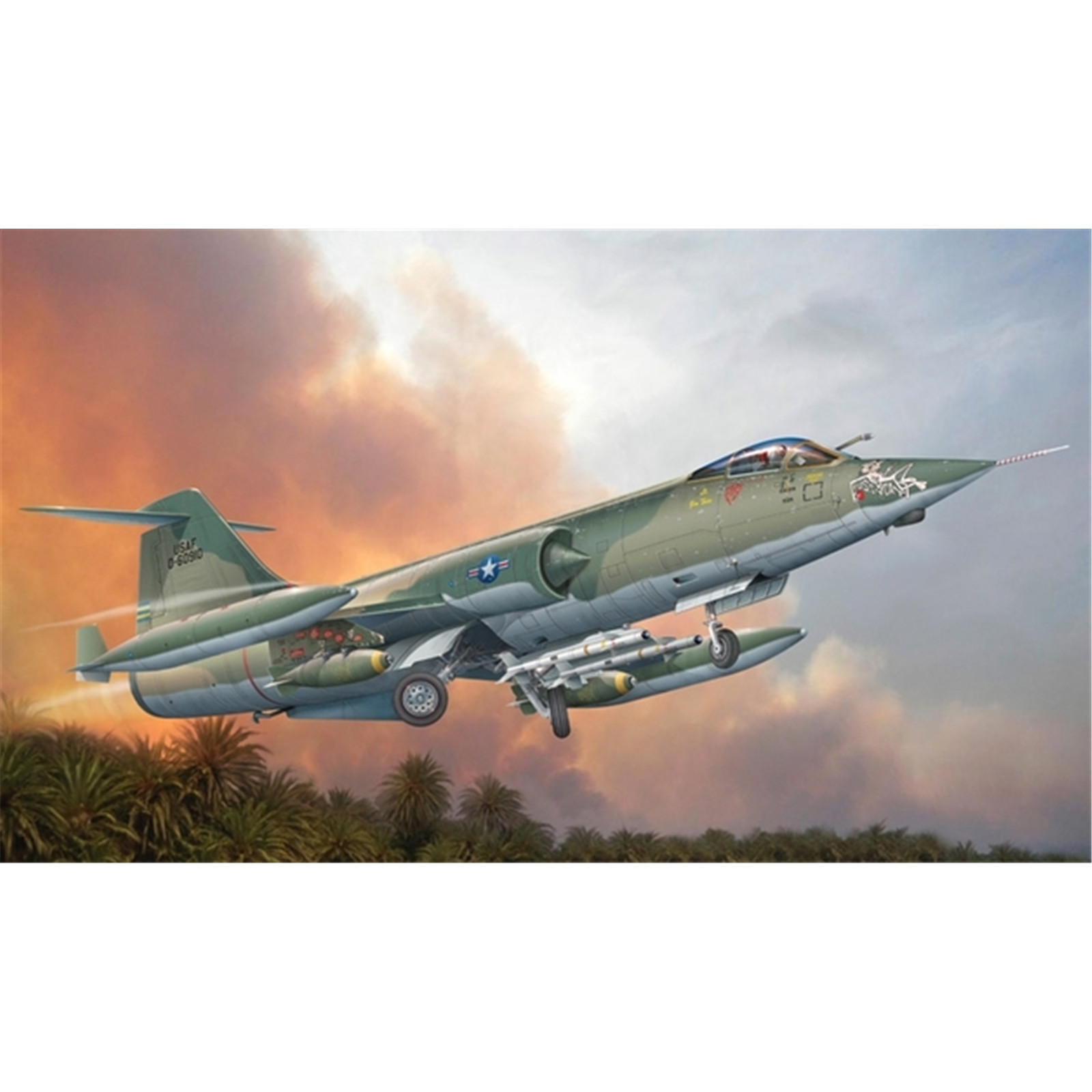 ITALERI F-104 A/C starfighter no2504 2504 - 1/32 F-104 A/C