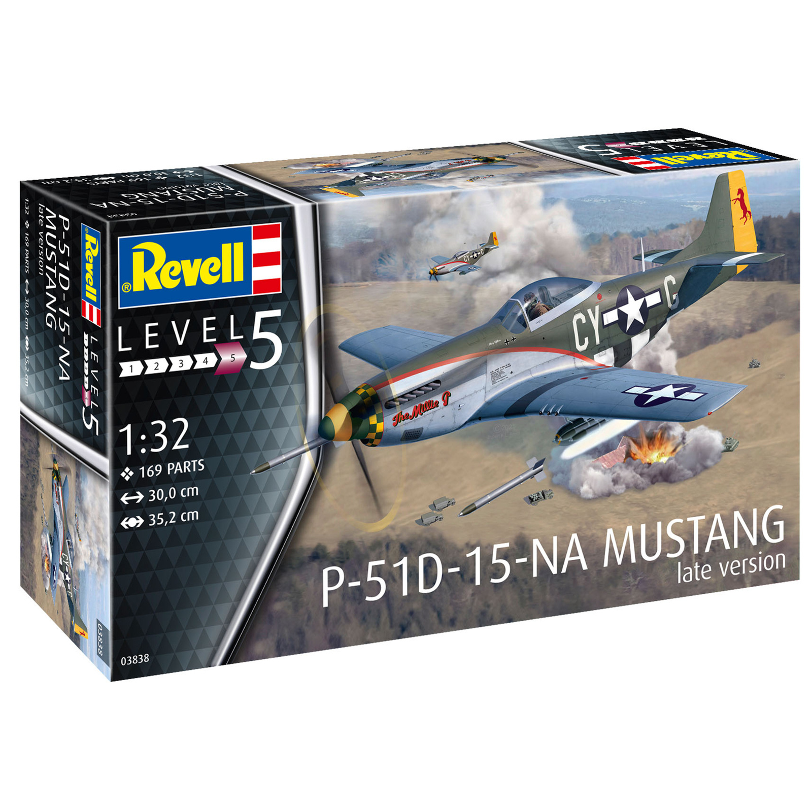 Revell - 1/32 - P-51D-15-NA Mustang Late Version
