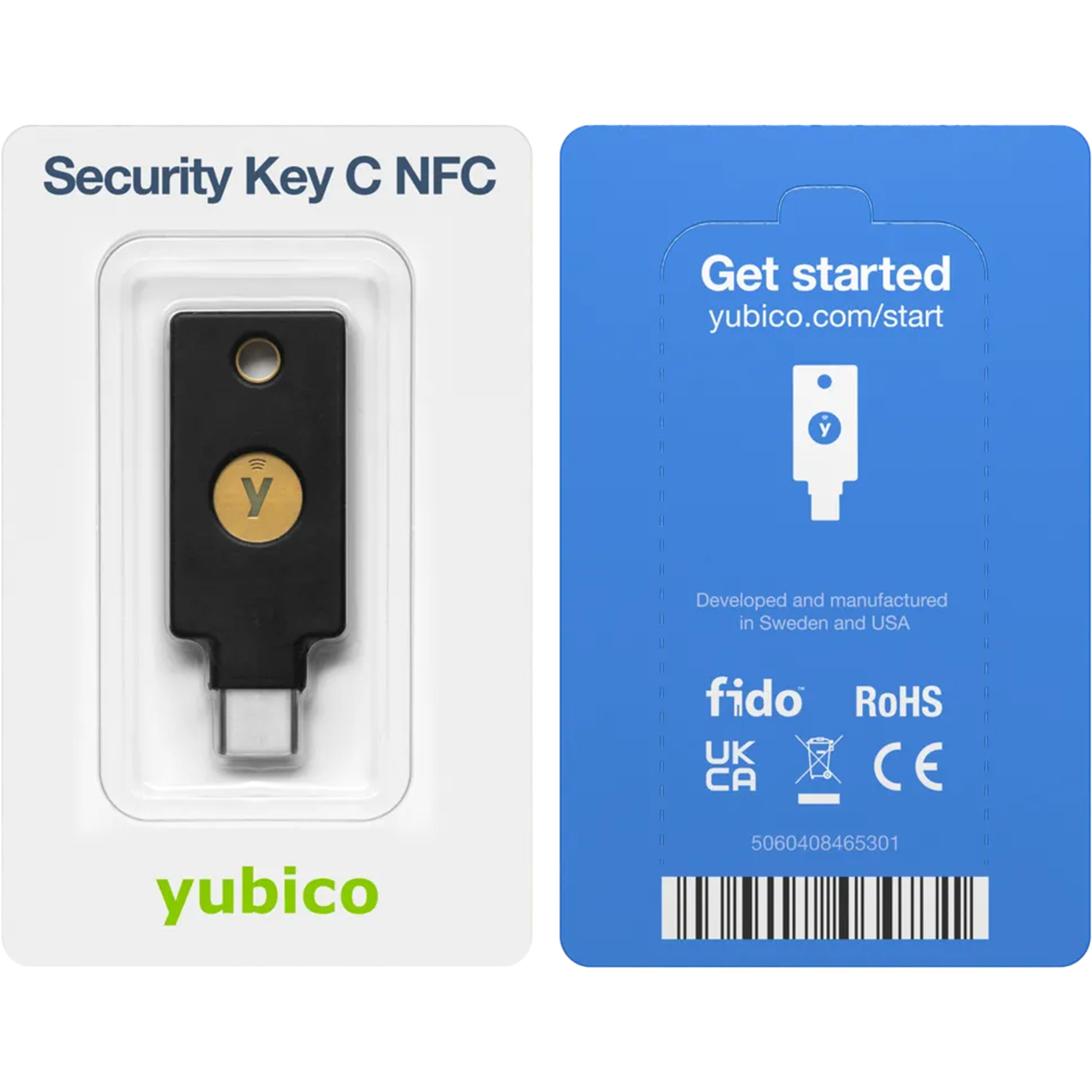 Buy the Yubico SECURITY KEY USBC NFC ( 5060408465301 ) online PBTech