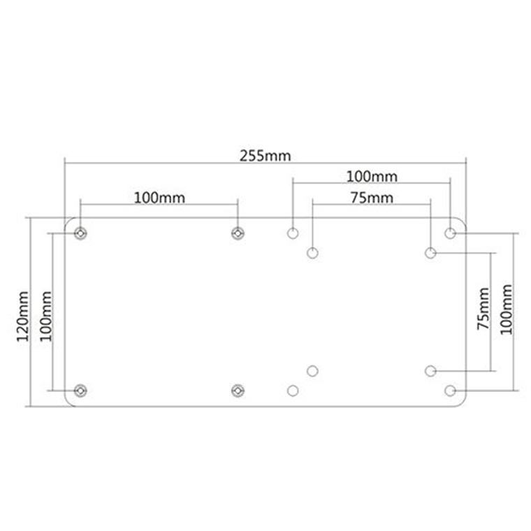 Buy the Brateck CPB-7 VESA Mount Holder for Intel NUC PC. Mount Intel ...